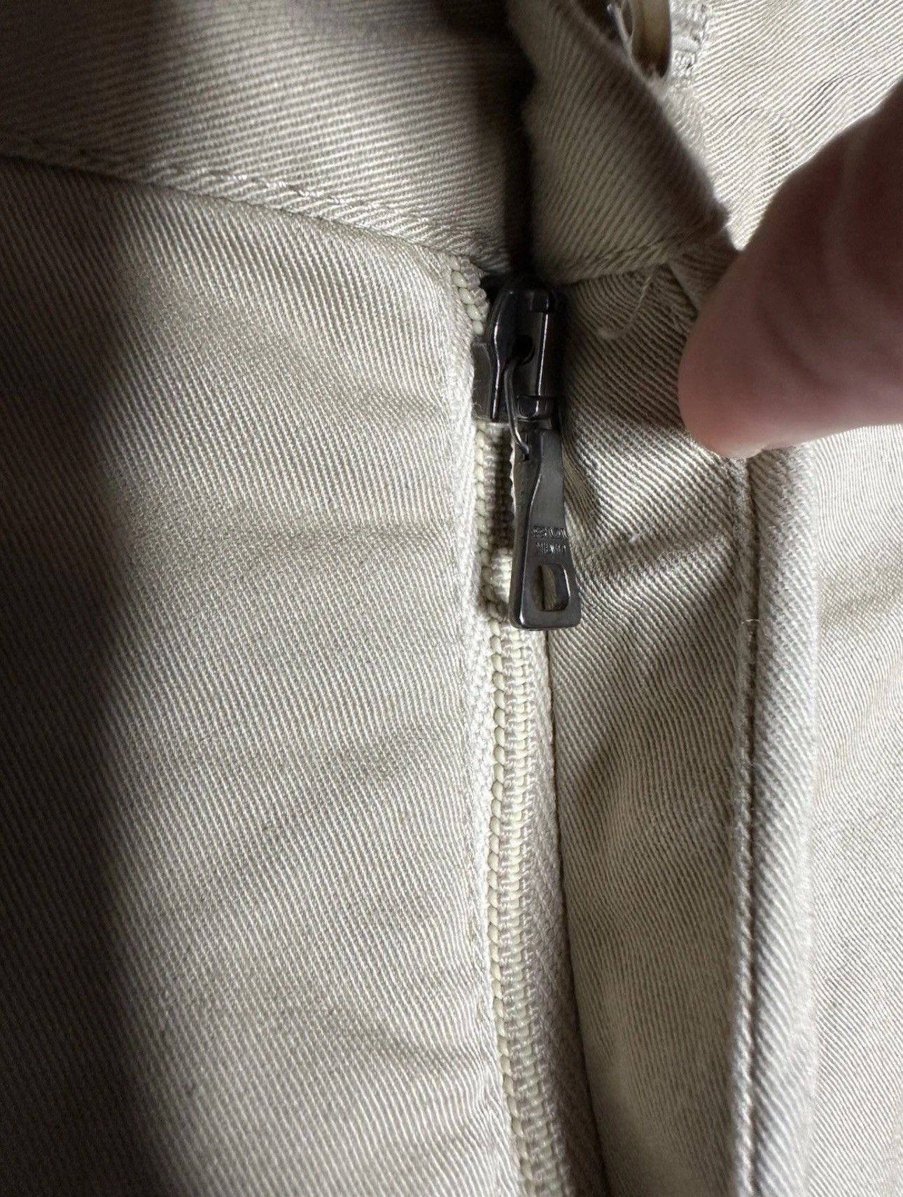 Prada Prada Milano Beige Cotton Pants Size 48 Chino Trousers Size US 32 / EU 48 - 5 Thumbnail