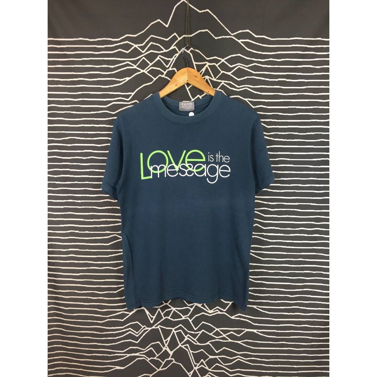 Japanese Brand × United Arrows United Arrows Blue Label Love Is The Message Tee Size US S / EU 44-46 / 1 - 2 Thumbnail
