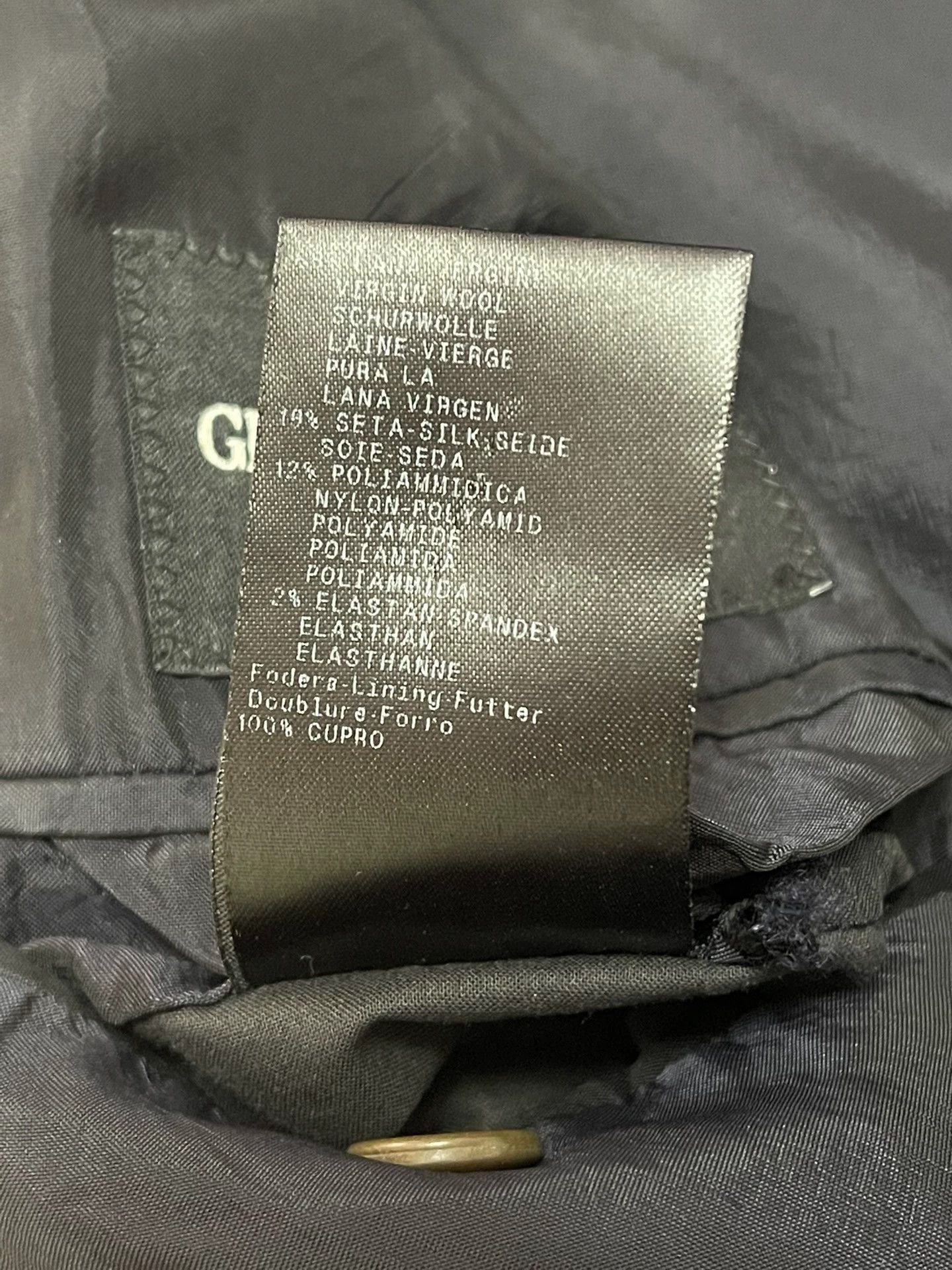 Armani Armani Basic Suit Men's Black Regular Fit 50 Size 50R - 6 Thumbnail