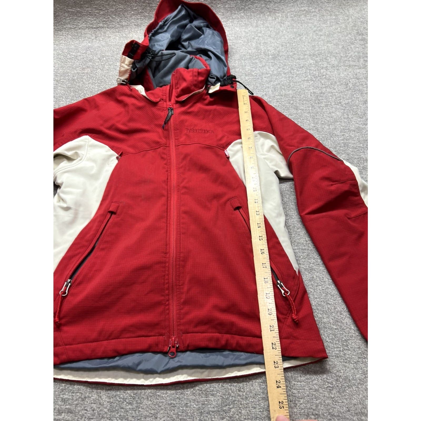 Marmot Marmot Windbreaker Jacket Womens Small Hooded Full Zip Nylon Blue Outdoor Size S / US 4 / IT 40 - 3 Thumbnail