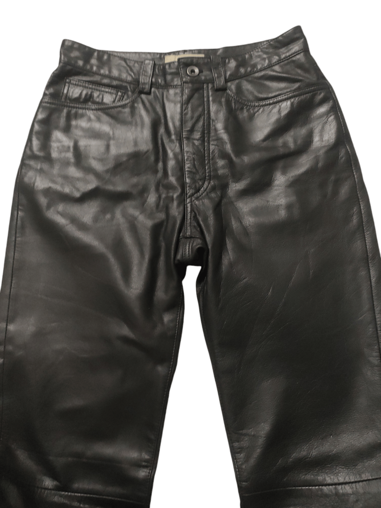 Yohji Yamamoto YOHJI YAMAMOTO "AAR" PANT LEATHER x RARE Size US 28 / EU 44 - 12 Thumbnail