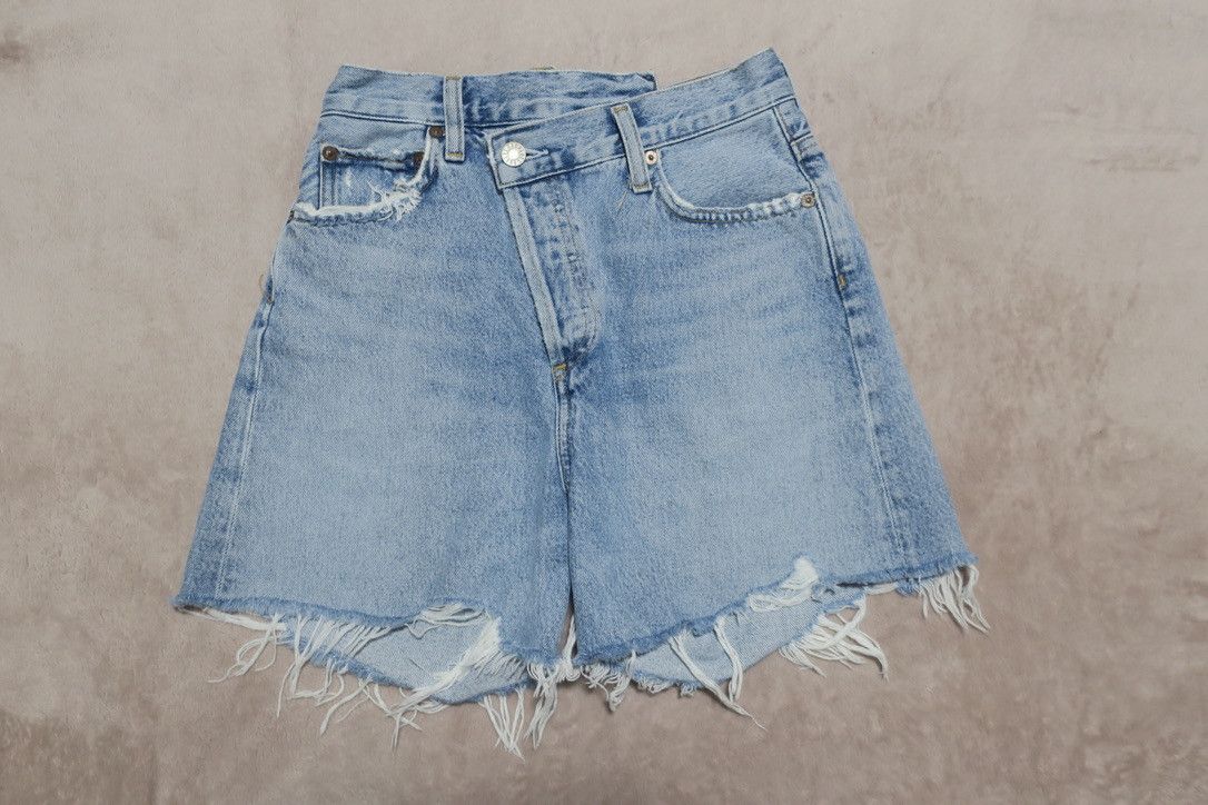 Agolde Women's Criss Cut-Off Jean Shorts Size 23 Size US 26 / EU 42 - 1 Thumbnail