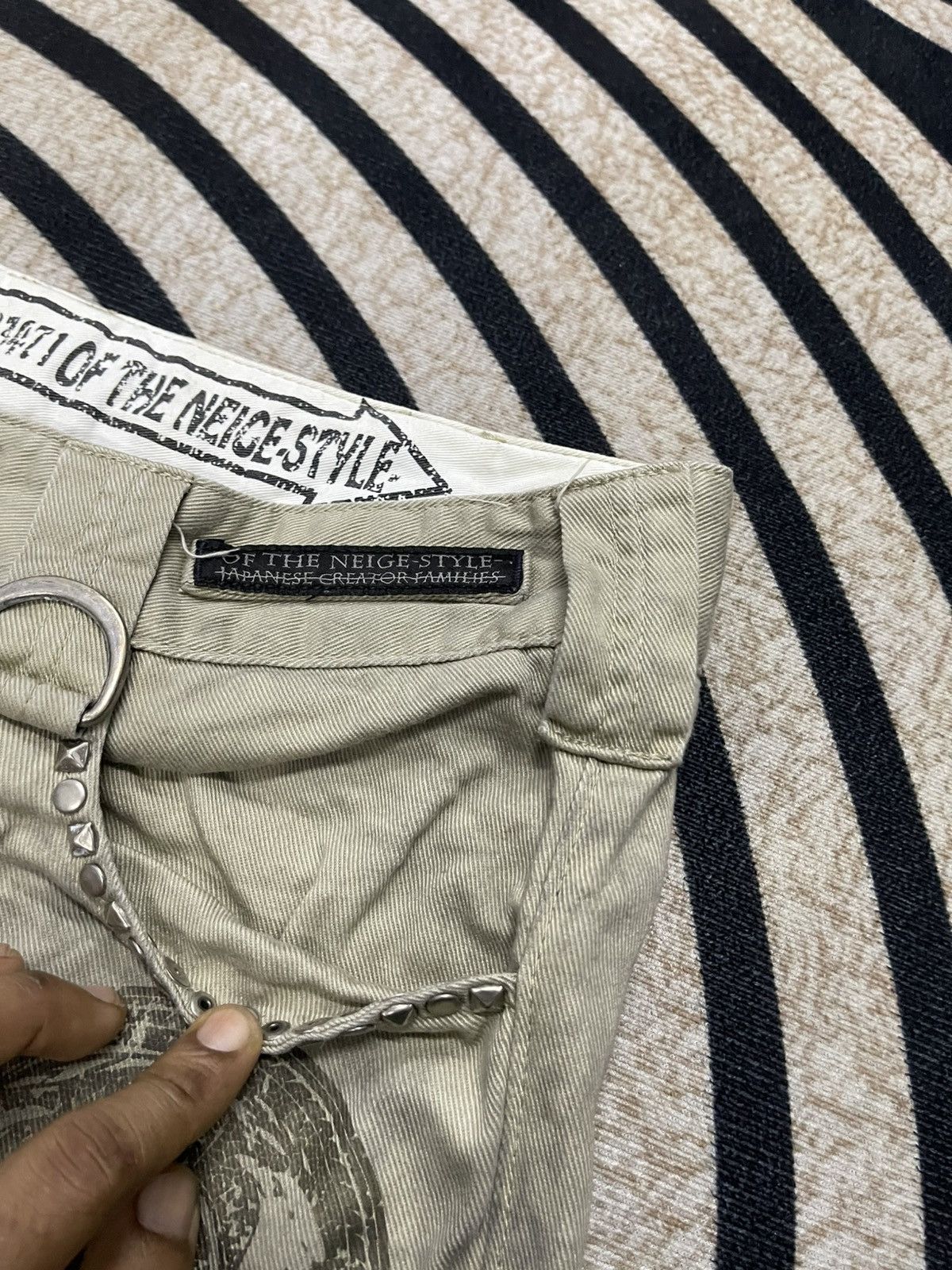 If Six Was Nine 2000s OF THE NEIGE STYLE LGB STYLE STUDDED PANT Size US 31 - 10 Thumbnail