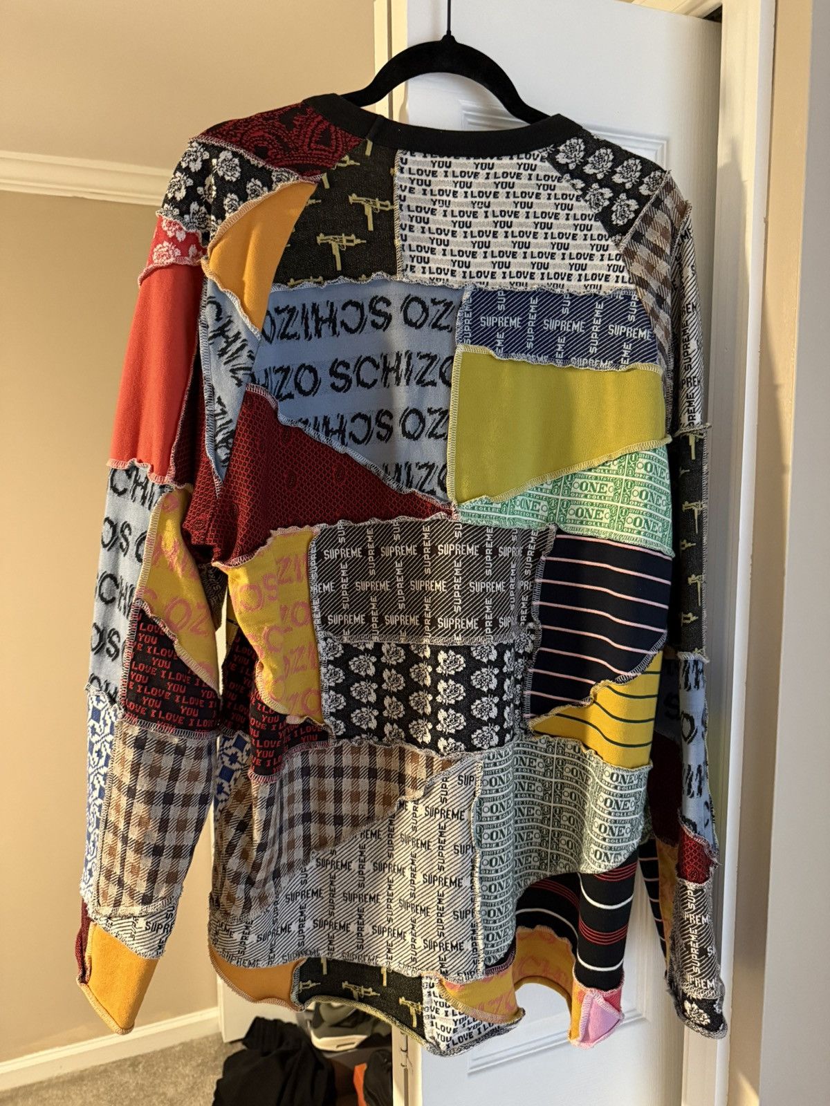 Supreme Supreme Patchwork Jacquard L/S Top SS23 Size US M / EU 48-50 / 2 - 2 Thumbnail