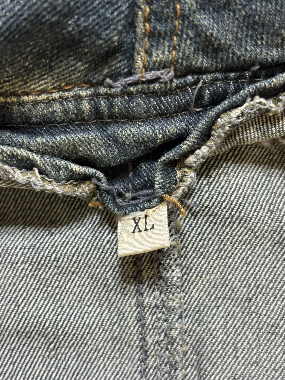 Japanese Brand 2000’s Ichioku - Japanese Ruffle Punk Ifsix Style Denim Size XL / US 12-14 / IT 48-50 - 8 Thumbnail