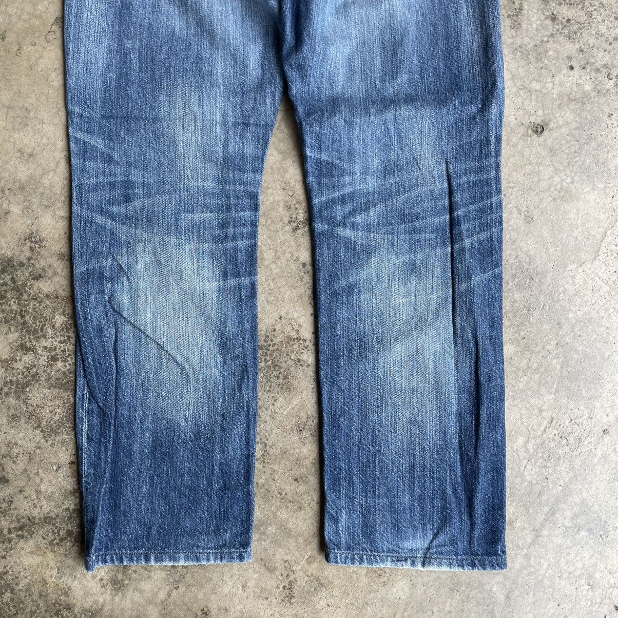 Japanese Brand 🔥🇯🇵Back Number Stoned Washed Ripped Distress Jeans Size US 31 - 6 Thumbnail