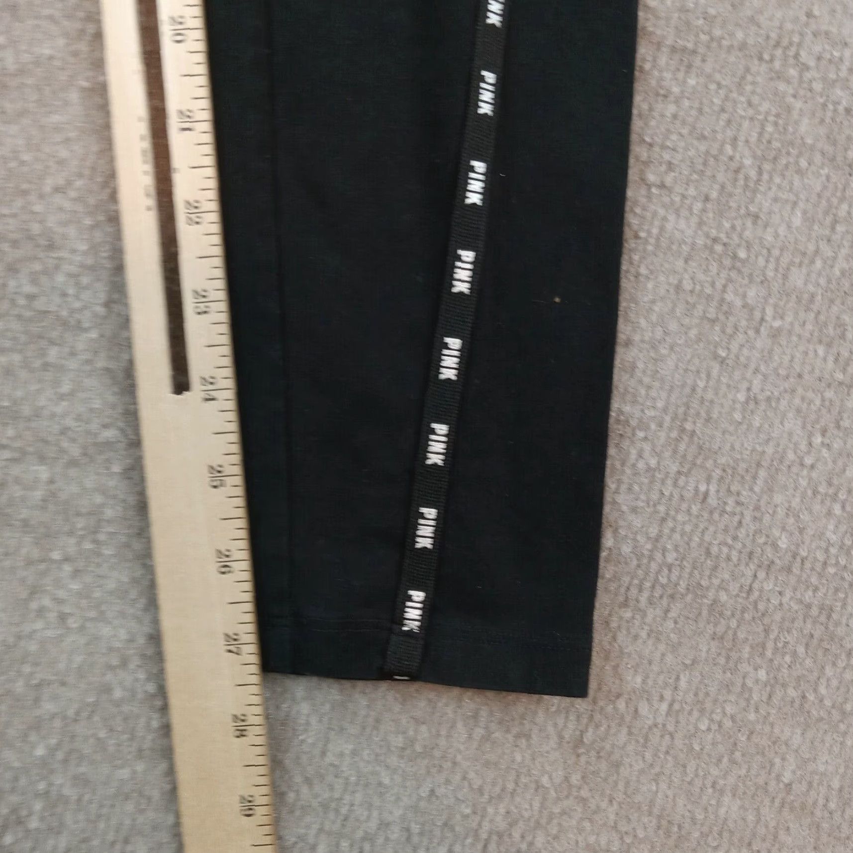 Pinko Pink Leggings Womens Medium Black Running Yoga Stretch Size 32" / US 10 / IT 46 - 3 Thumbnail