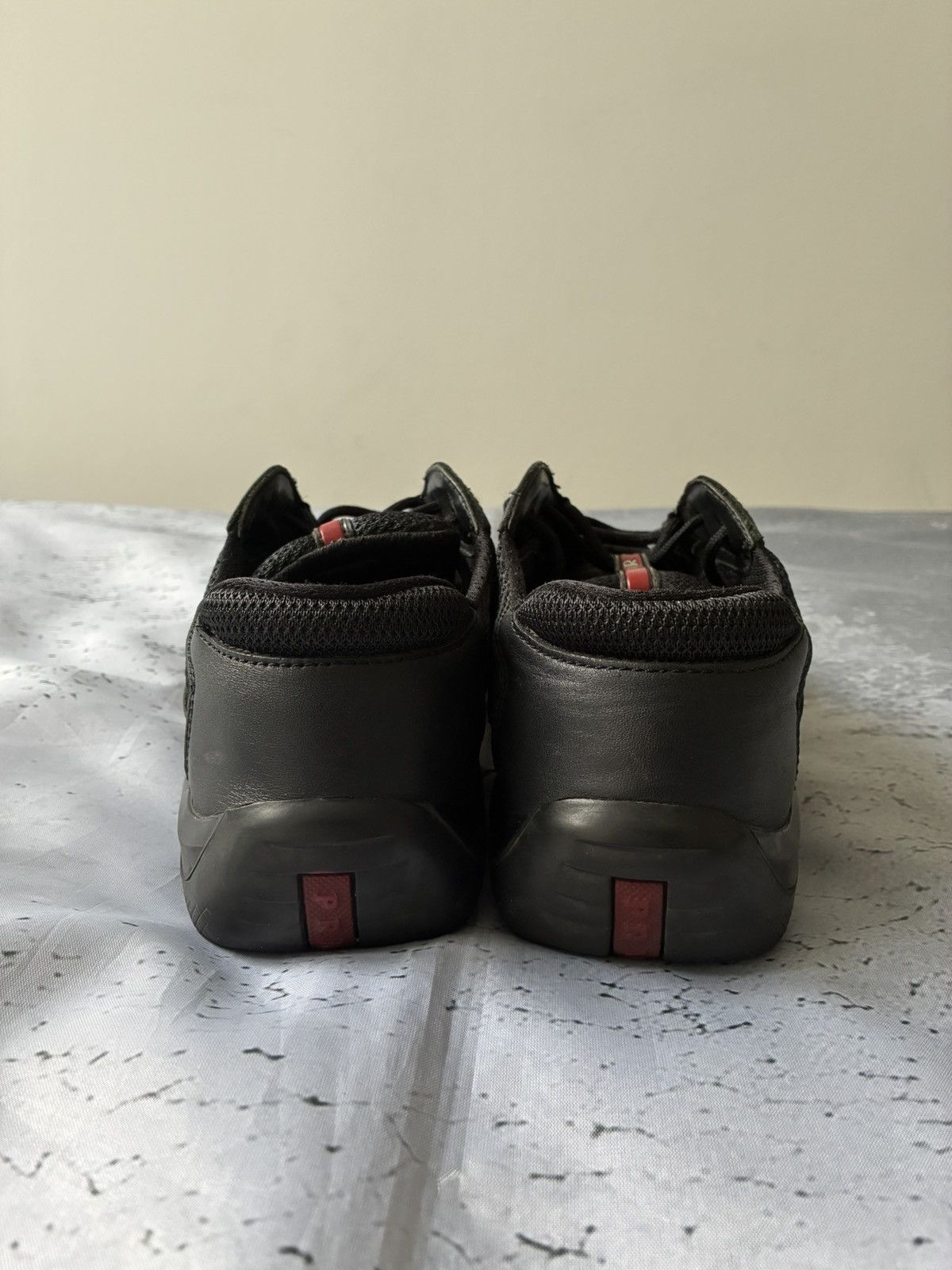 Prada Vintage Prada Americas Cup Black Sneakers Size US 7.5 / IT 37.5 - 5 Thumbnail