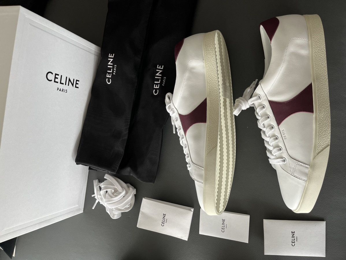 Celine × Hedi Slimane Runway Celine Hedi Slimane Classic Triomphe Sneaker Size US 13 / EU 46 - 11 Thumbnail