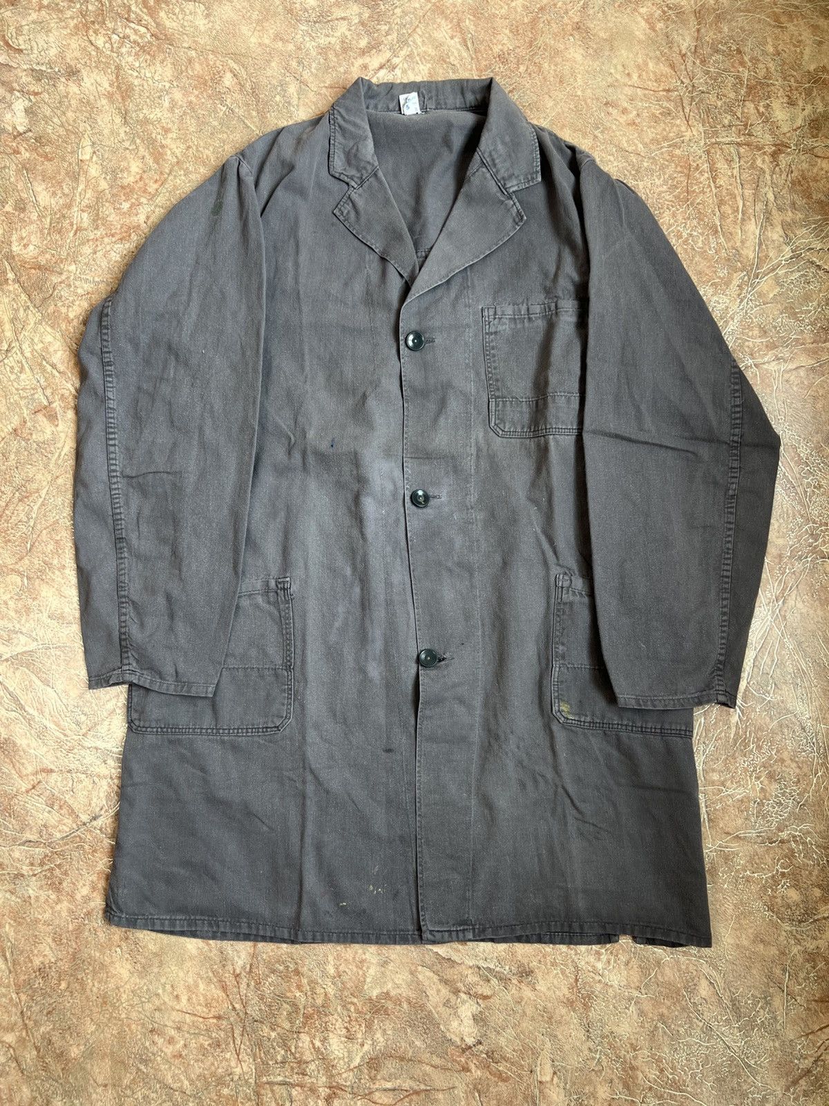 Other Vintage French Germany Workwear Sanfor Faded Chore Jacket Size US M / EU 48-50 / 2 - 2 Thumbnail