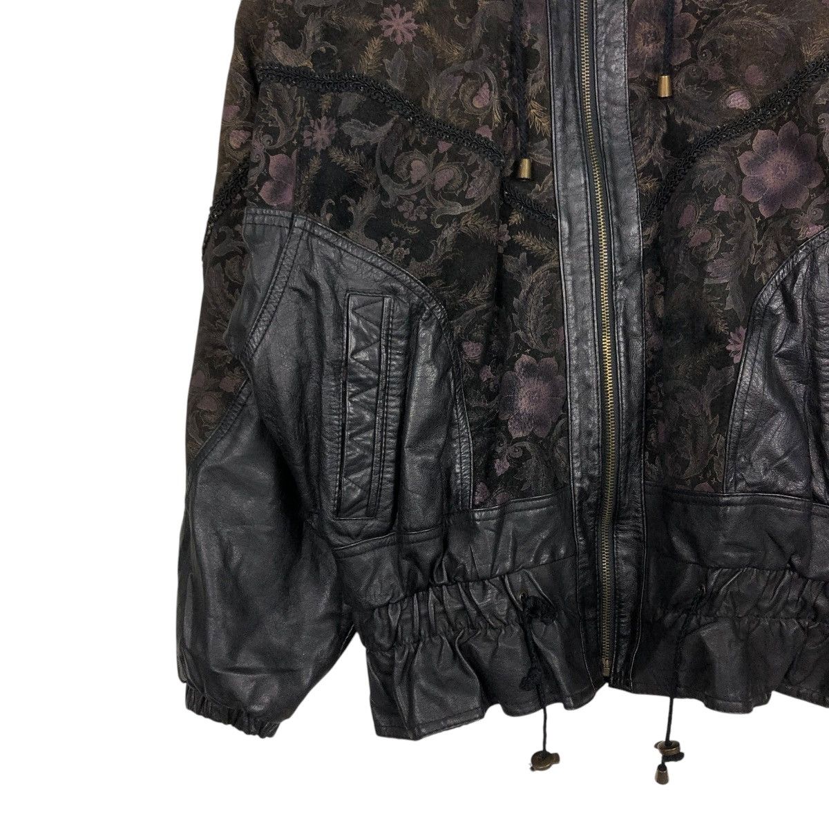 Japanese Brand 🔥VINTAGE BIKER LEATHER JACKET CHIA ISSEY MIYAKE Size US M / EU 48-50 / 2 - 6 Thumbnail