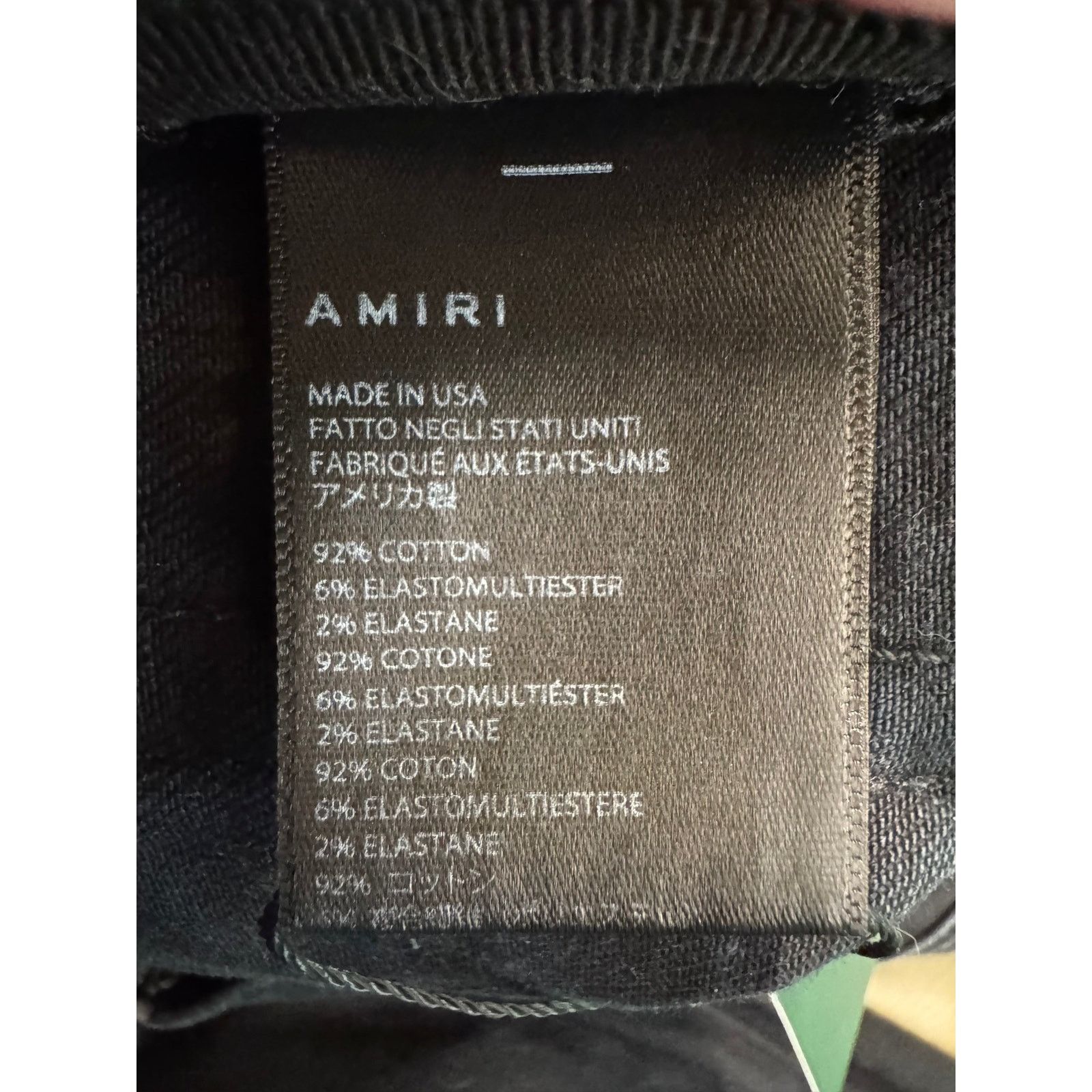 Amiri Amiri Black Paisley Jeans Size US 34 / EU 50 - 5 Thumbnail
