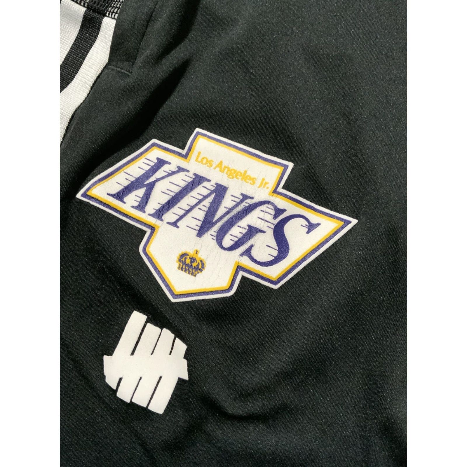 Adidas Adidas X Undefeated Los Angeles Junior Kings Hockey 8” Inseam Black Shorts Sz. M Size US 33 - 7 Thumbnail