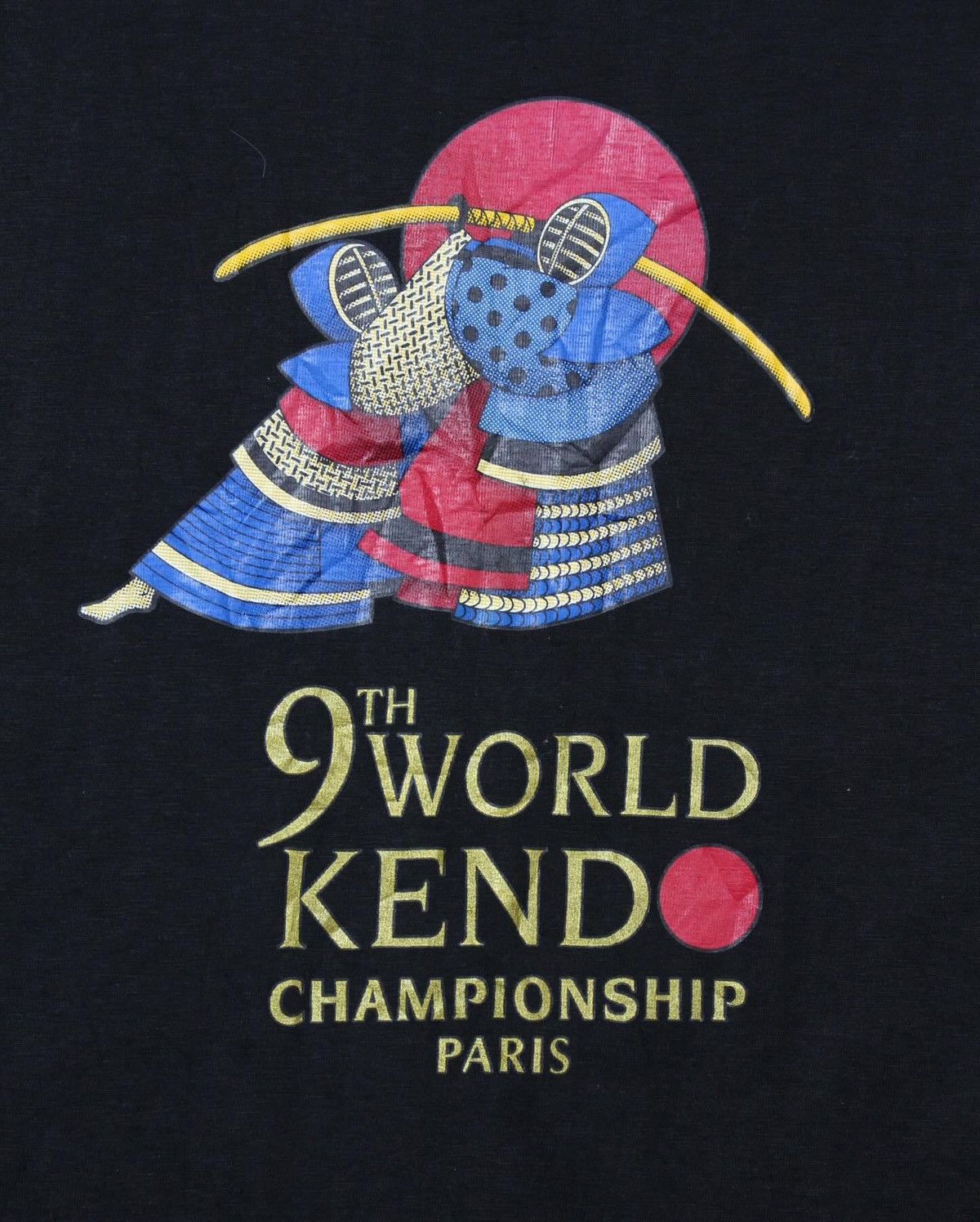 Japanese Brand × Vintage 9TH WORLD KENDO CHAMPIONSHIP PARIS SINGLE STITCH Size US M / EU 48-50 / 2 - 2 Thumbnail