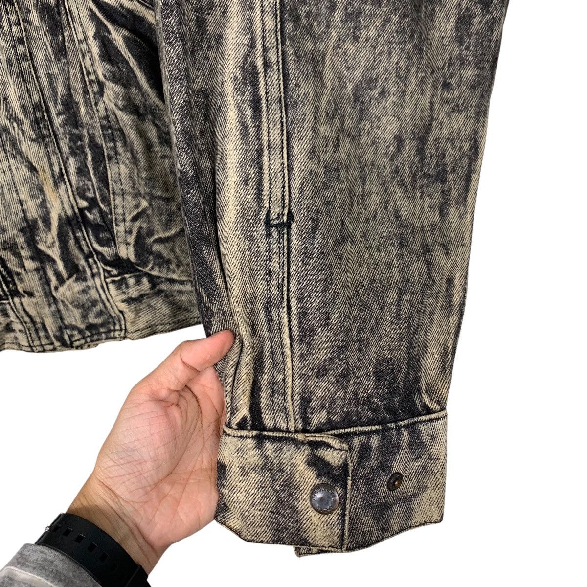 Urban Equipment URBAN EQUIPMENT Black Stone Wash Denim Jacket #2177-C96 Size US XL / EU 56 / 4 - 13 Thumbnail