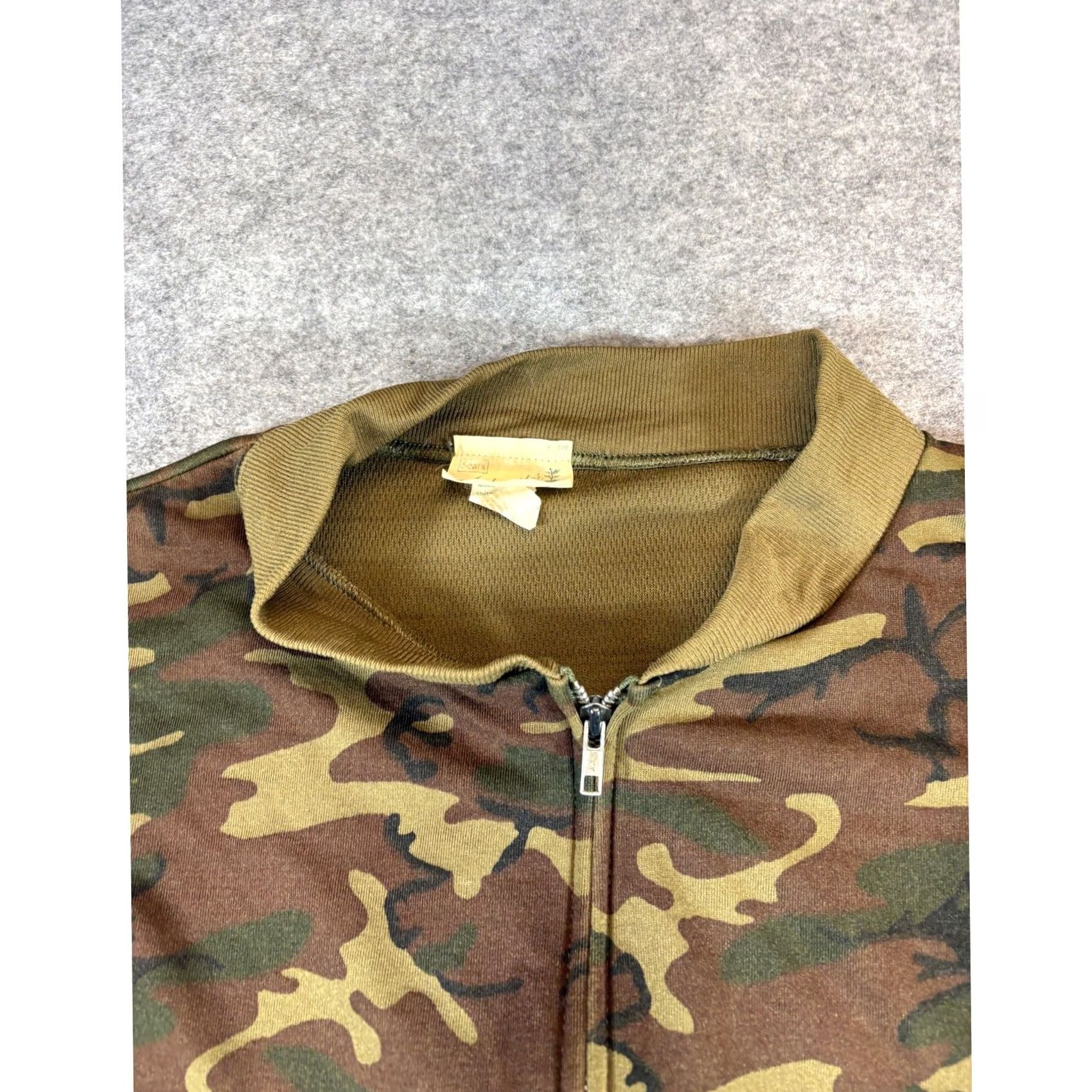 Sears VINTAGE Sears Fieldmaster Camo Vest Mens XL Tall Green Military 80s Utility Camouflage Woodland Vest Size US XL / EU 56 / 4 - 3 Thumbnail