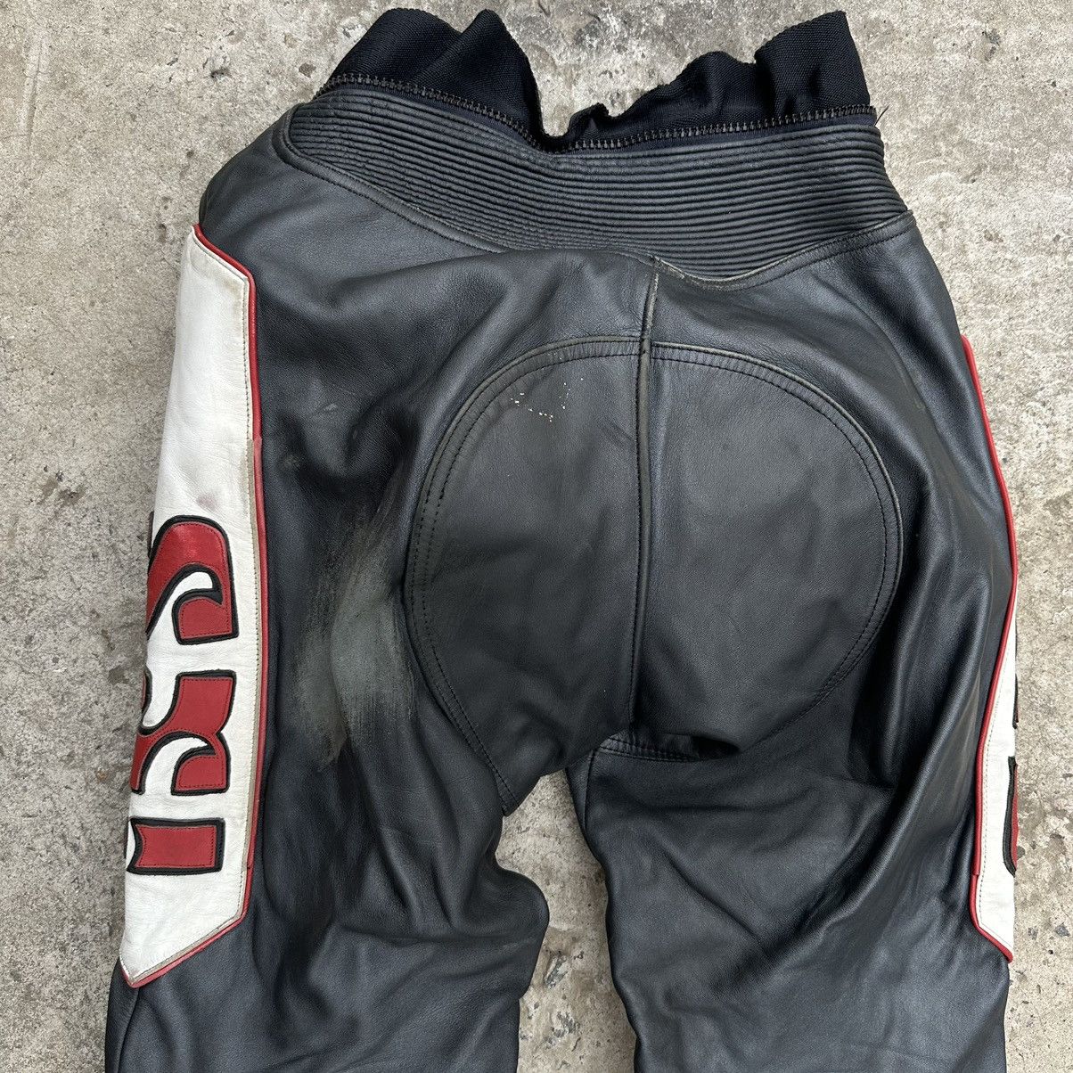 Vintage Vintage Moto Leather Pants IDCS ISS Size 54 Y2K 00s USA Size US 38 / EU 54 - 13 Thumbnail