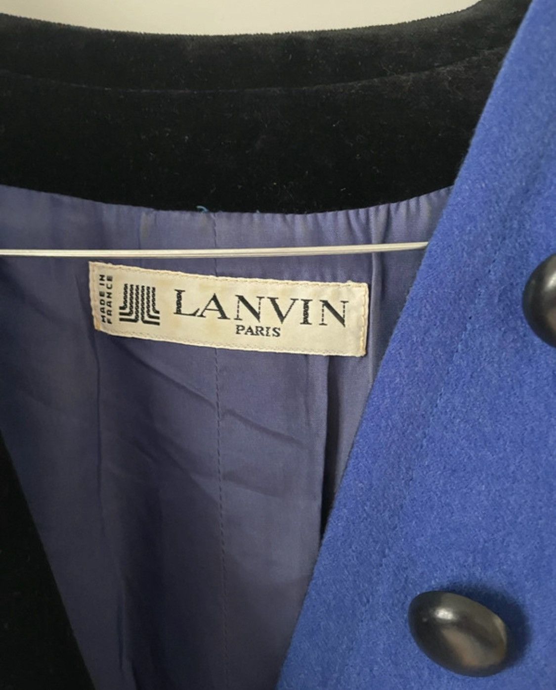 Lanvin Blue velvet Lanvin jacket Size S / US 4 / IT 40 - 7 Thumbnail