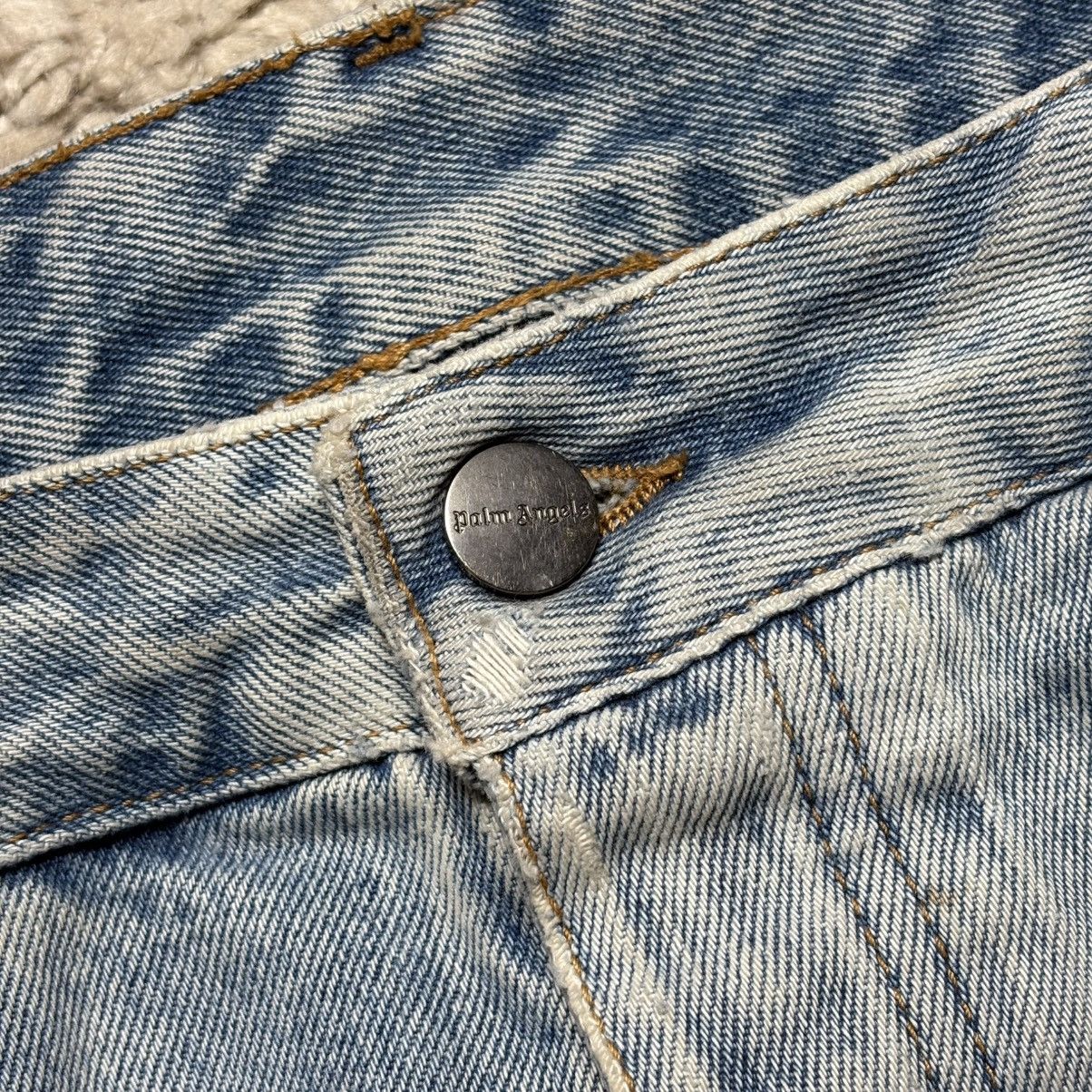 Palm Angels Palm Angels Denim big logo jeans Size US 33 - 6 Thumbnail