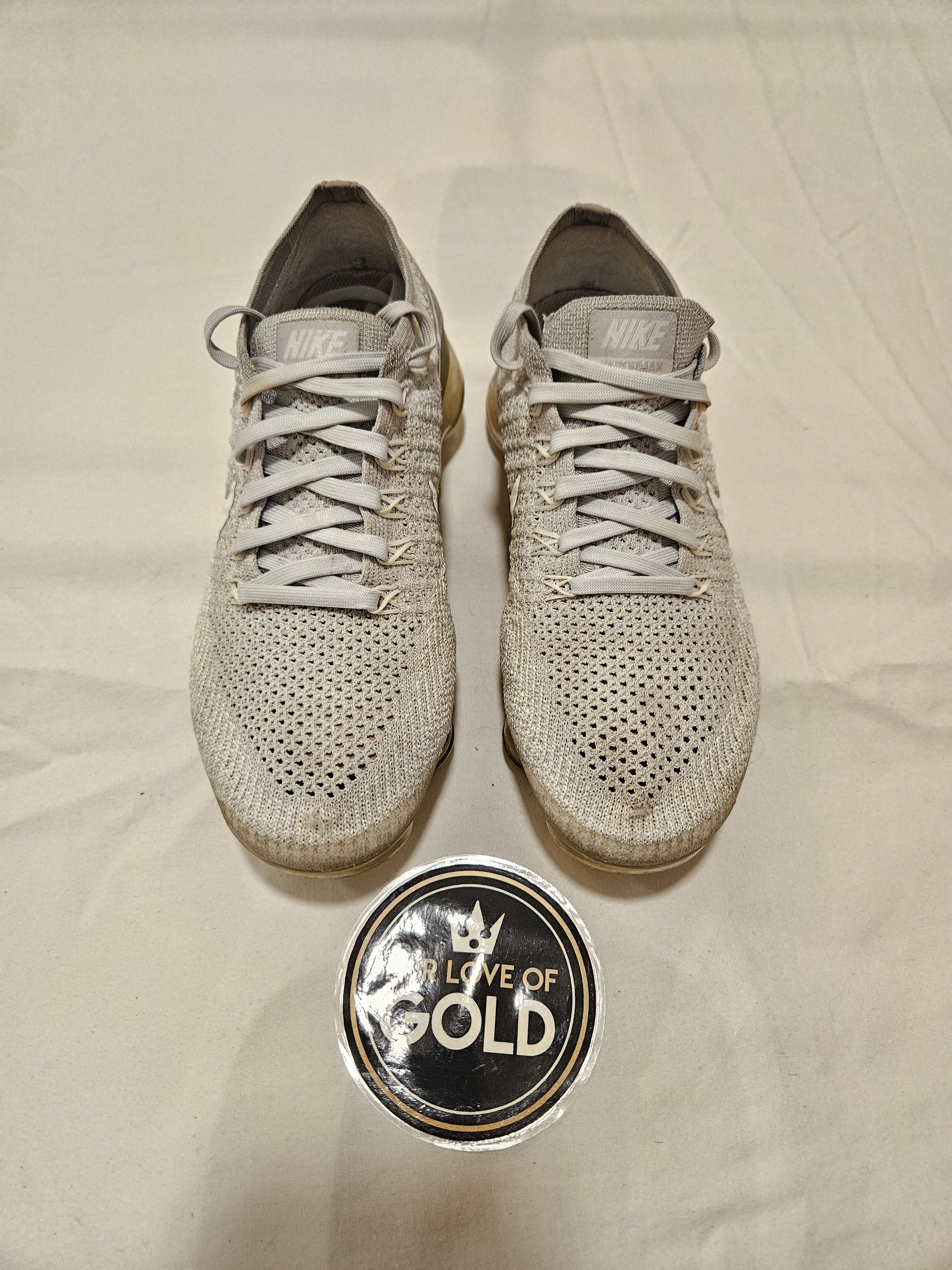 Nike 2017 Nike Air VaporMax Pure Platinum shoes Size US 6 / IT 36 - 2 Thumbnail