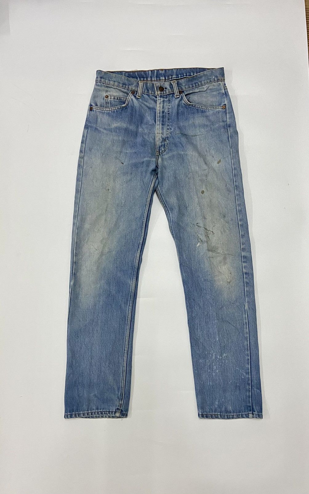 Levi's Vintage Clothing VINTAGE DISTRESSED LEVI'S 505 ORANGE TAB Size US 33 - 1 Thumbnail