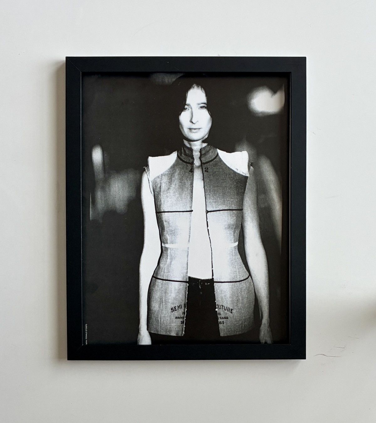 Maison Margiela Maison Martin Margiela rare archive photo framed poster 9x11 Size ONE SIZE - 1 Thumbnail