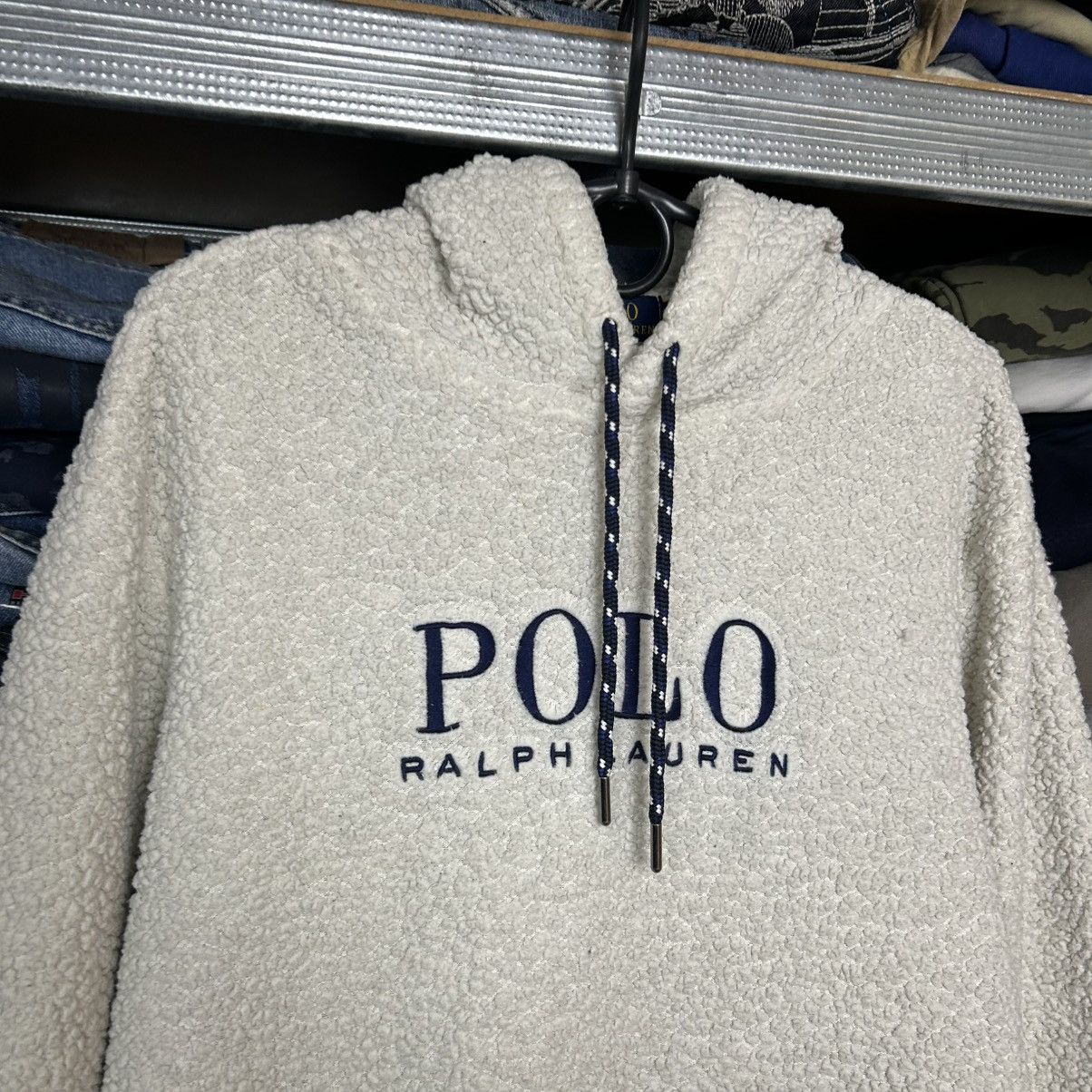 Polo Ralph Lauren Mens Polo Ralph Lauren big logo teddy fleece hoodie Size US XS / EU 42 / 0 - 2 Thumbnail