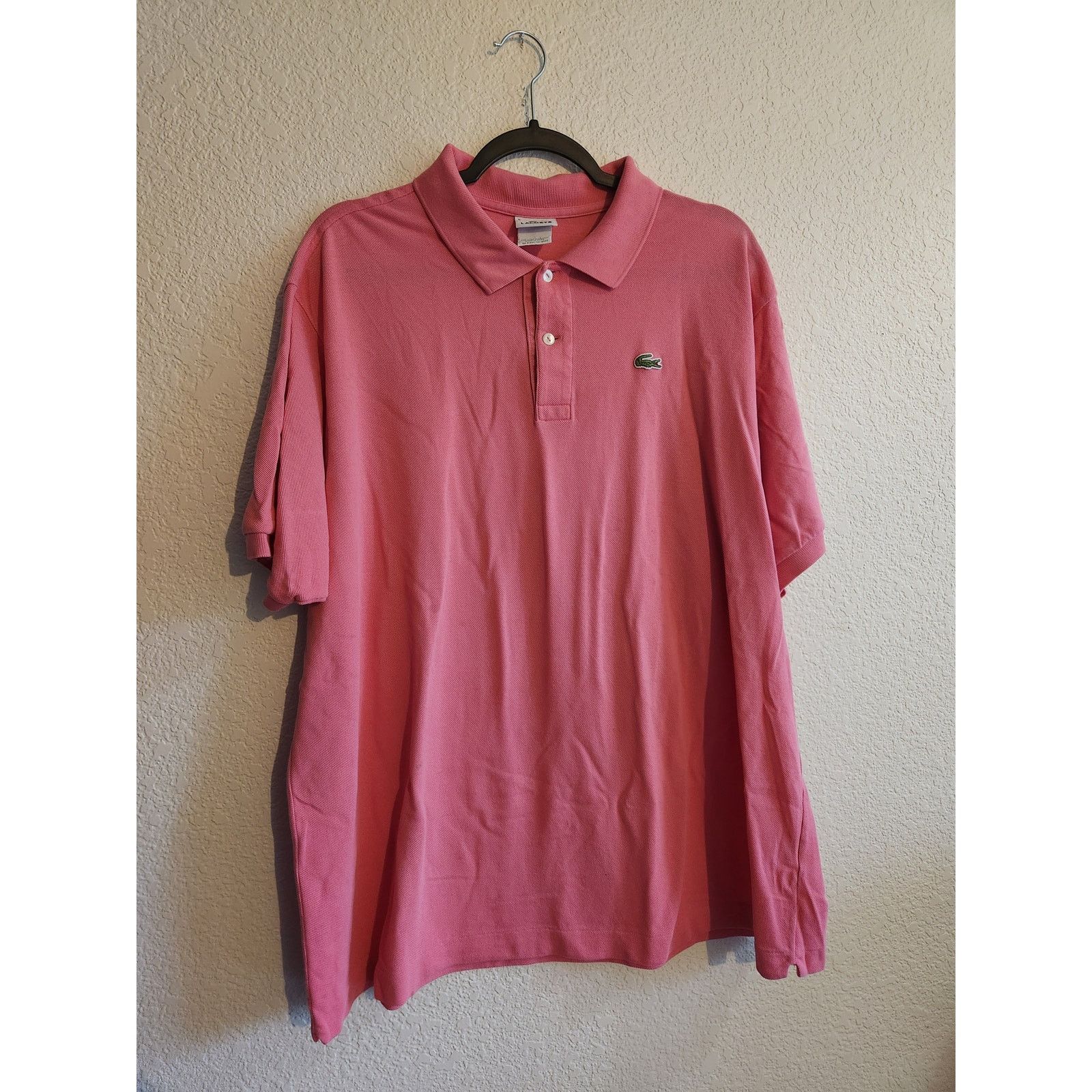 Lacoste Lacoste Men's Salmon Polo 9 Size US XXL / EU 58 / 5 - 1 Thumbnail