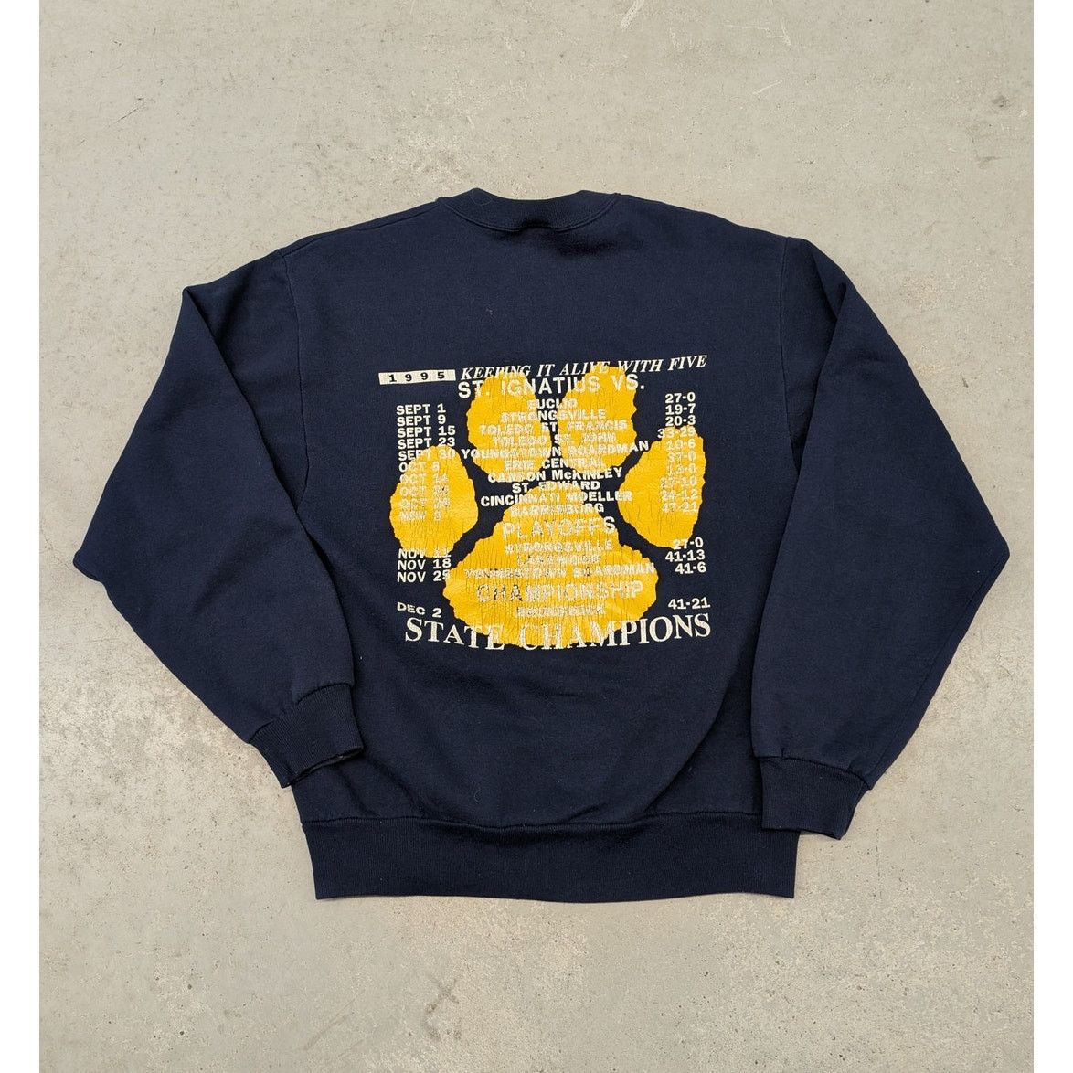 NCAA × Vintage Vintage 1995 Ohio State Division 1 Champions Sweater Size US S / EU 44-46 / 1 - 3 Thumbnail