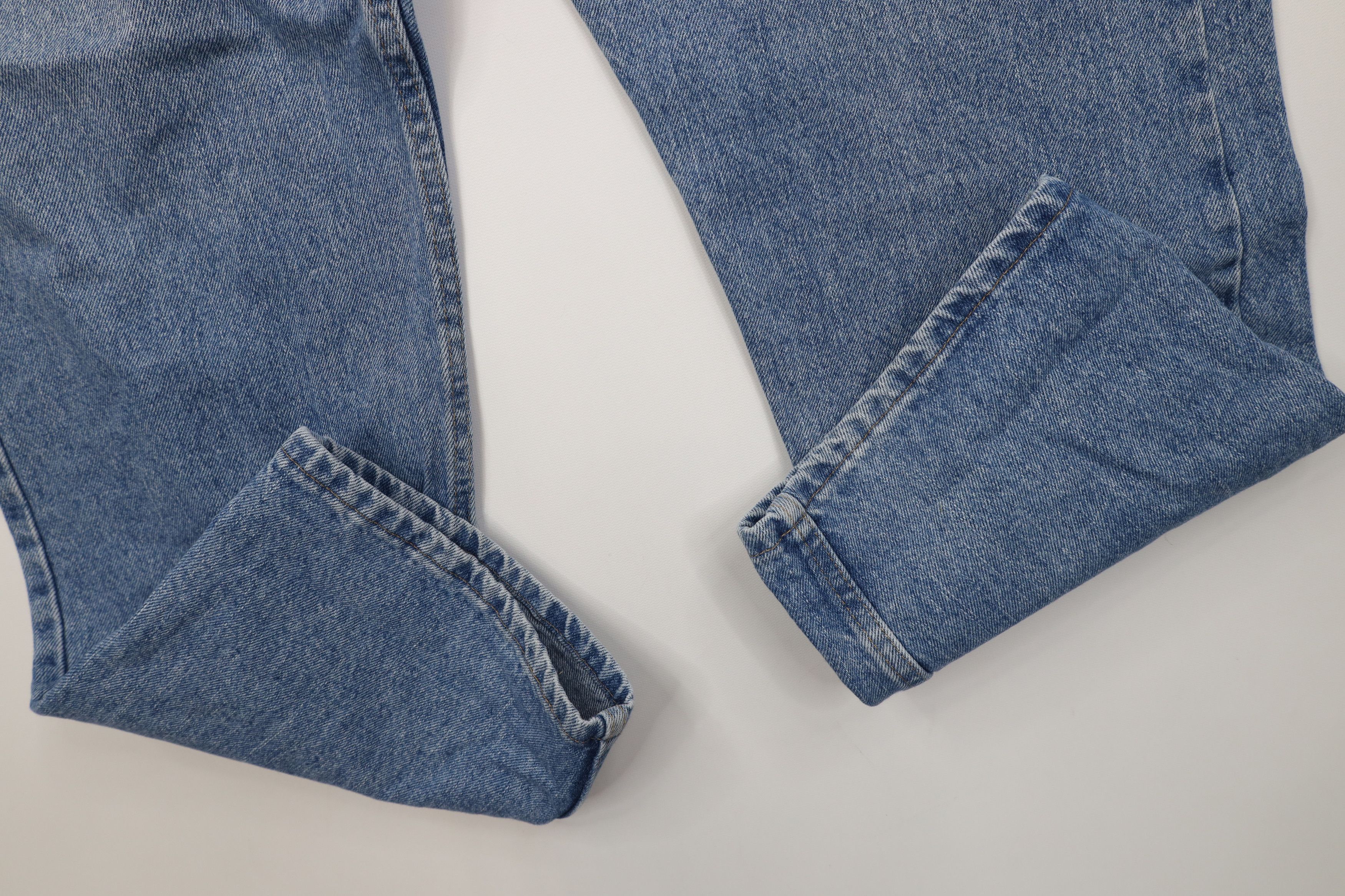 Wrangler Vintage Y2K Wrangler Faded Wide Leg Denim Jeans Blue Cotton Size US 40 / EU 56 - 5 Thumbnail