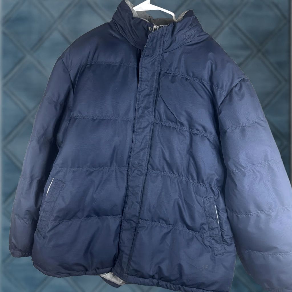 Faded Glory Faded Glory Jacket Mens 2XL Blue Hooded Puffer Full Zip Insulated Winter Coat Size US XXL / EU 58 / 5 - 1 Thumbnail