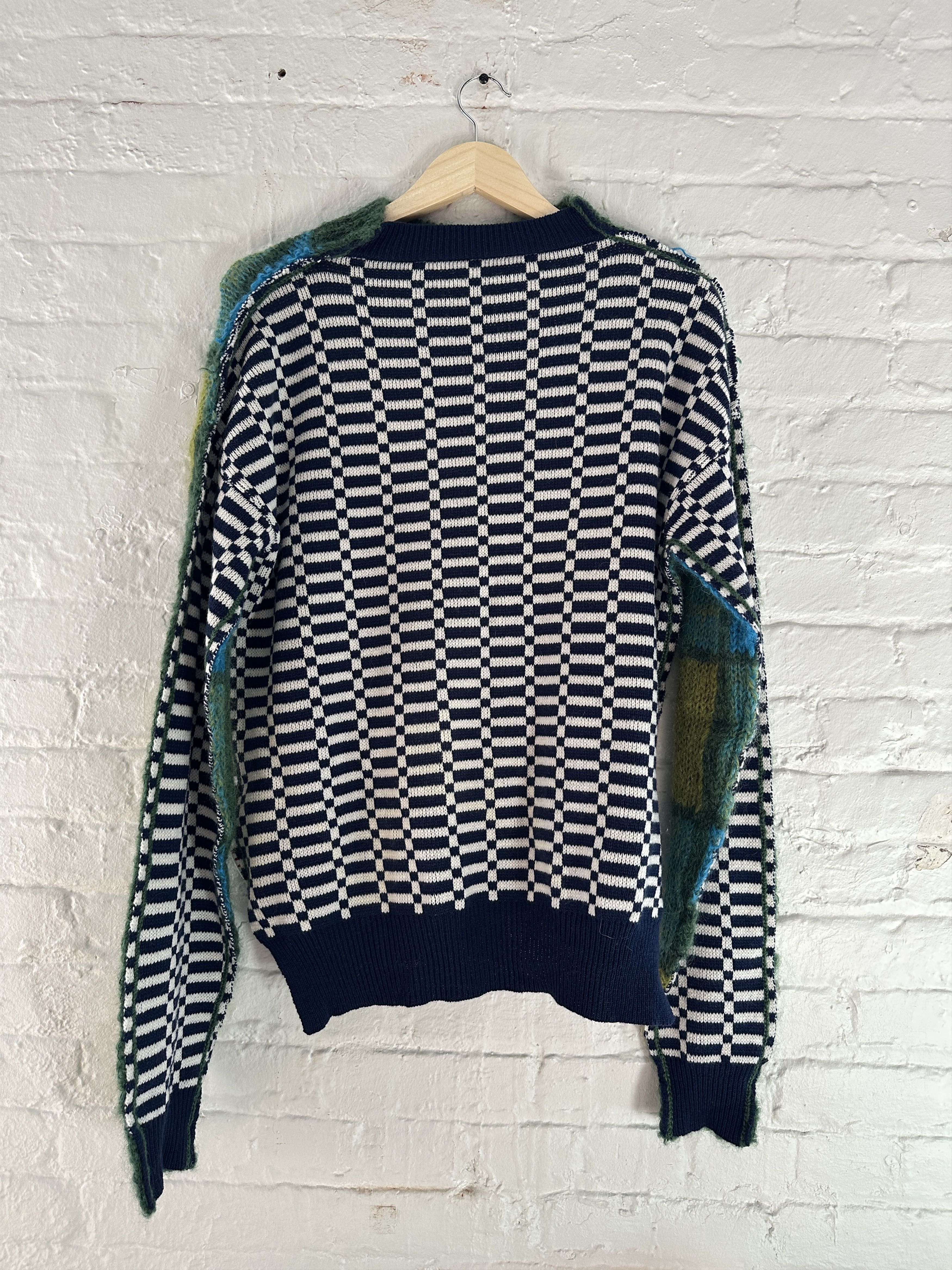 Marni Marni Check Wool/Mohair Blend Sweater Size US M / EU 48-50 / 2 - 4 Thumbnail