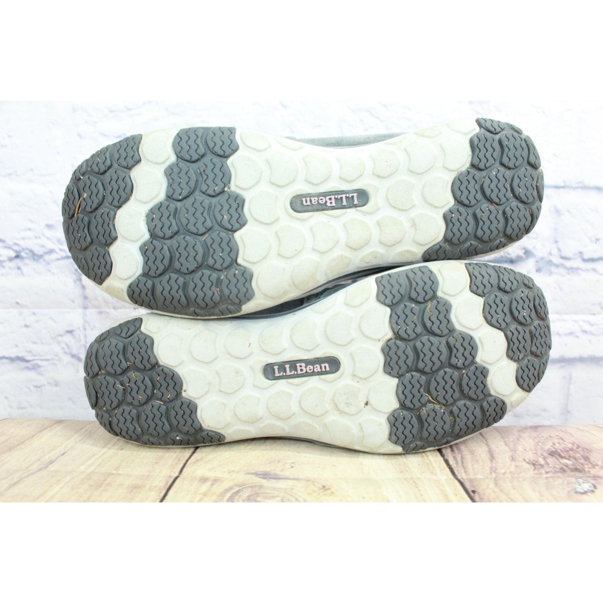 L.L. Bean LL Bean Women’s Gray Stretch Nubuck Back Cove Slip-Ons Size US 8 / IT 38 - 7 Thumbnail