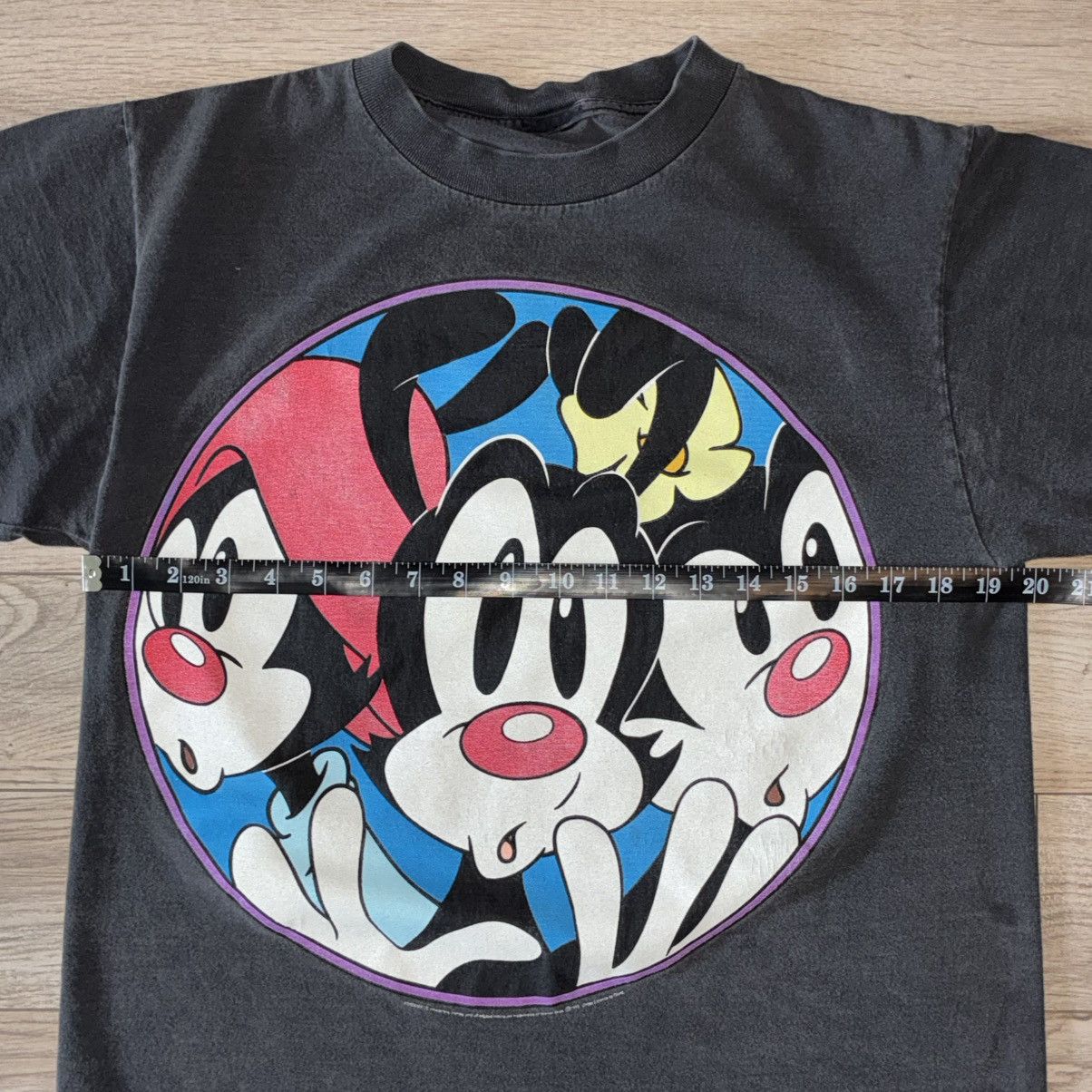 Warner Bros Vintage 1993 Animaniacs T Shirt Double Sided Size US L / EU 52-54 / 3 - 4 Thumbnail