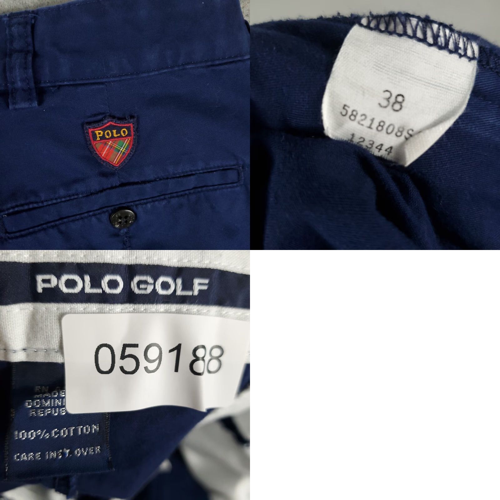 Ralph Lauren Ralph Lauren Chino Shorts Mens Size 38 Navy Blue Casual Pleated Size US 38 / EU 54 - 8 Thumbnail