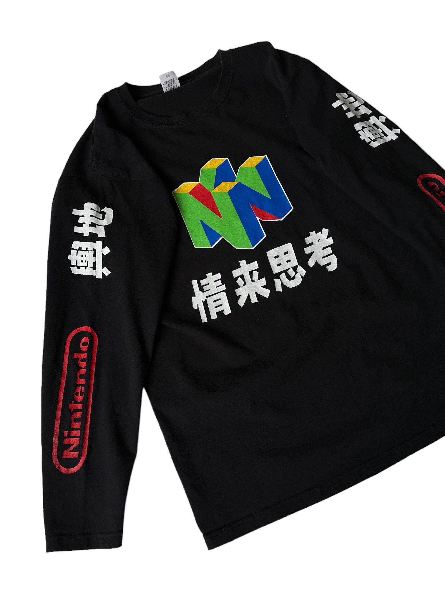 Nintendo × Vintage Vintage y2k Nintendo Long Sleeve Top (L) Size US L / EU 52-54 / 3 - 3 Thumbnail