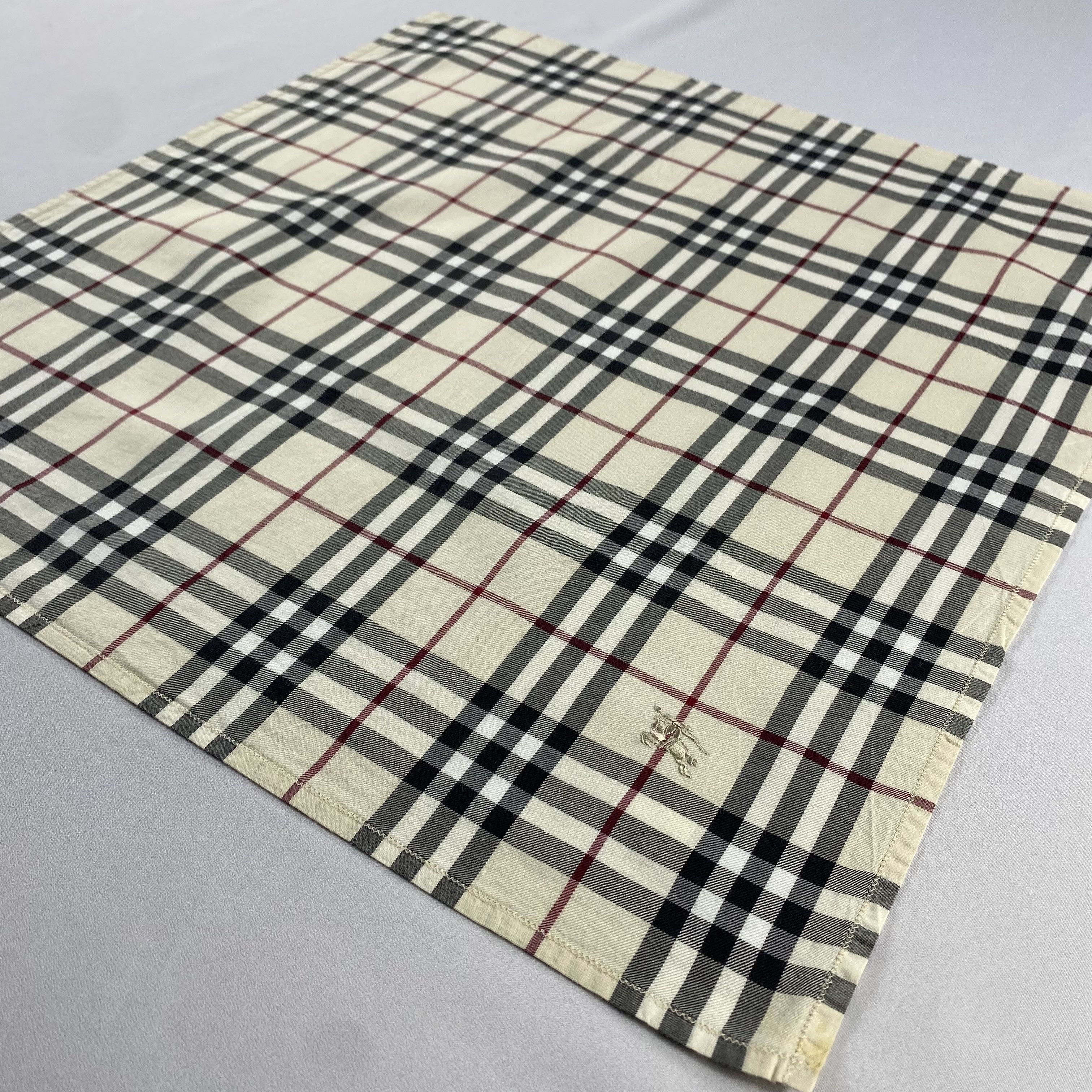 Burberry × Vintage Burberry Handkerchief / Neckerchief / Bandana-P908 Size ONE SIZE - 2 Thumbnail