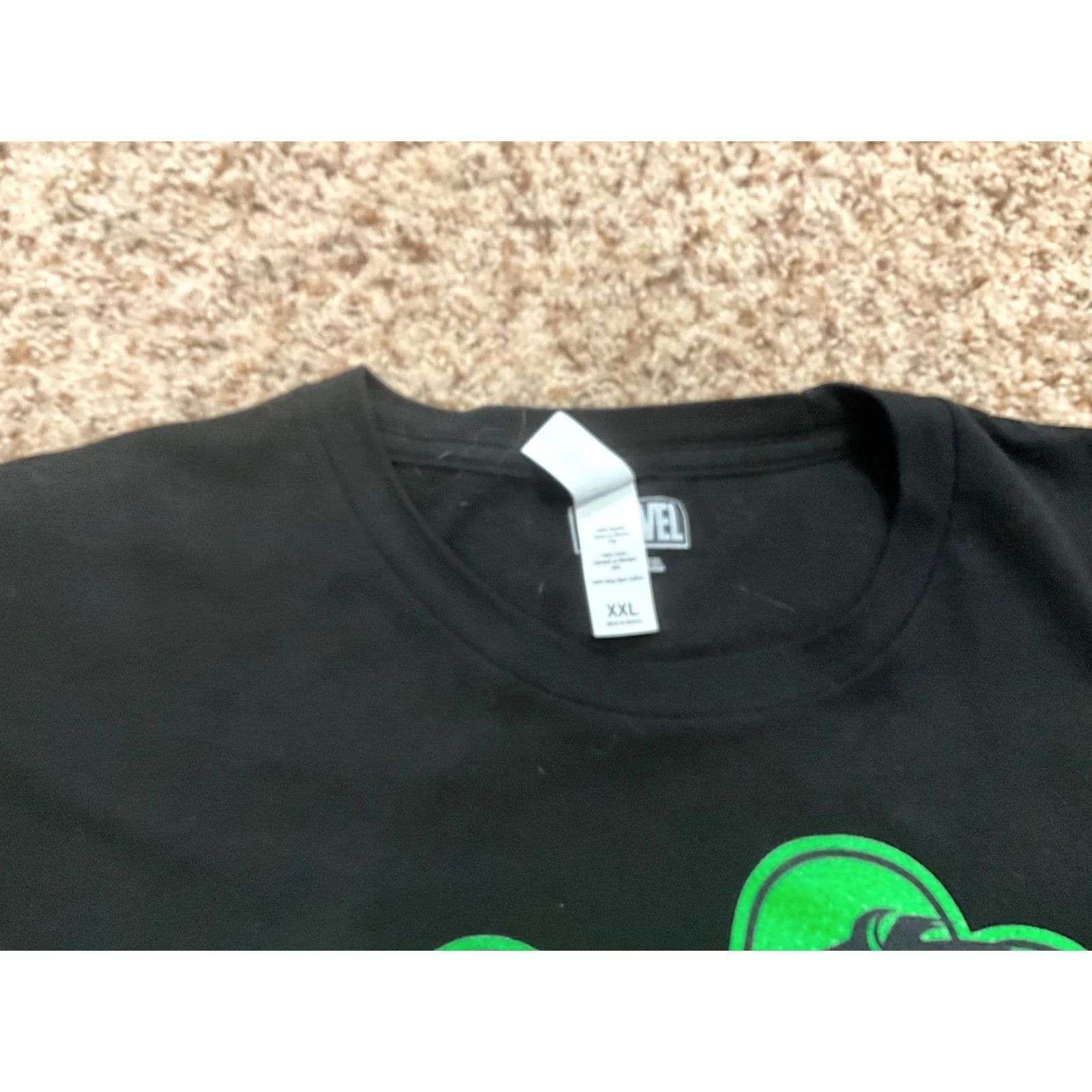 Vintage Marvel T-Shirt Black 2XL Men Short Sleeve Graphic Print Big & Tall XS? Size US XXL / EU 58 / 5 - 4 Thumbnail