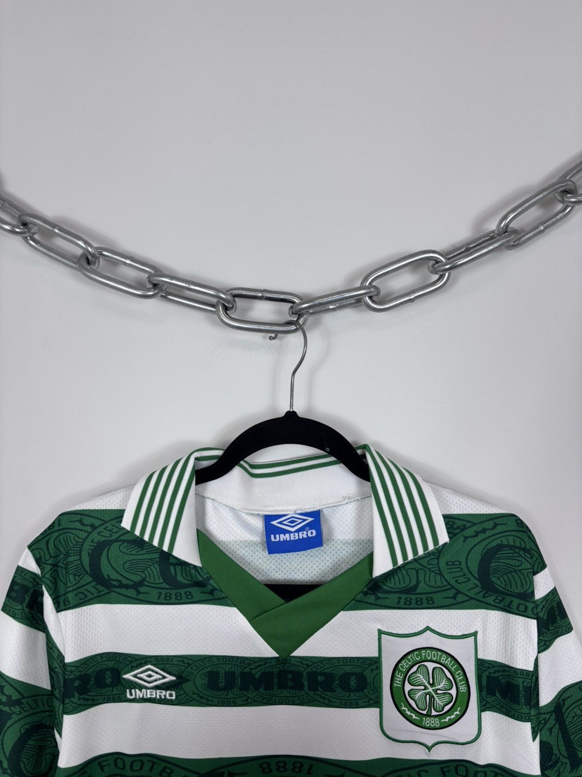 Umbro Umbro Celtic 1995/1997 Home McKinlay #3 Soccer Jersey Shirt Size US S / EU 44-46 / 1 - 4 Thumbnail