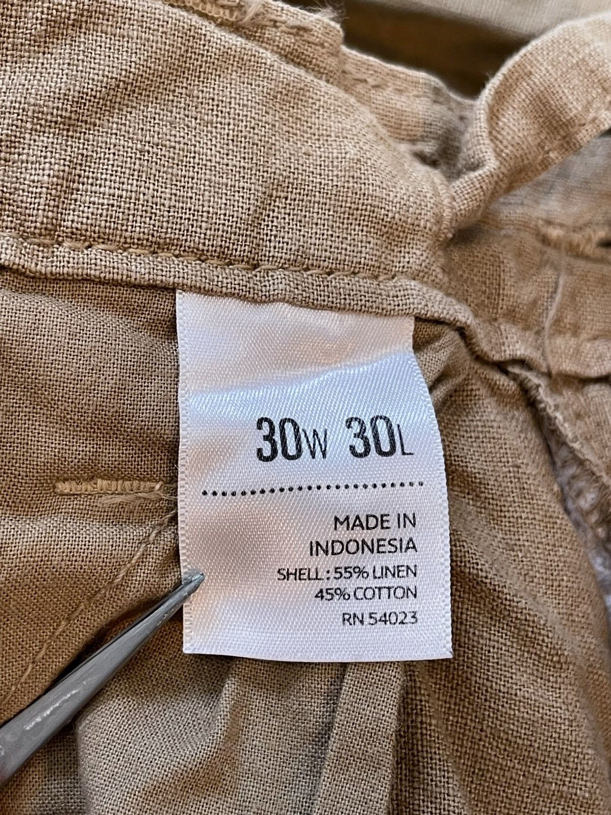 Old Navy Men Old Navy Linen blend Cargo Size US 30 / EU 46 - 3 Thumbnail