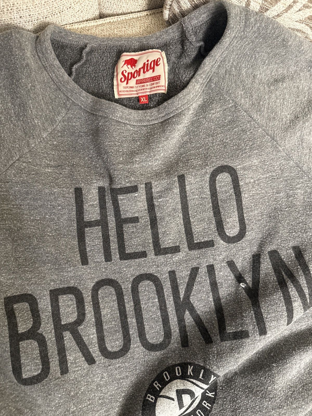 Other Sportiqe Hello Brooklyn Nets sweater size XL Size US XL / EU 56 / 4 - 3 Thumbnail