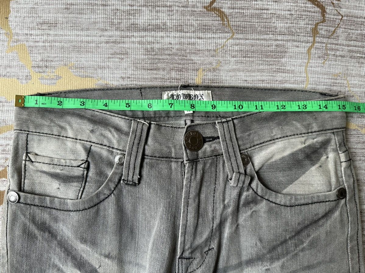 Japanese Brand Lowbox Claw Marks Design Denim Size US 29 - 4 Thumbnail