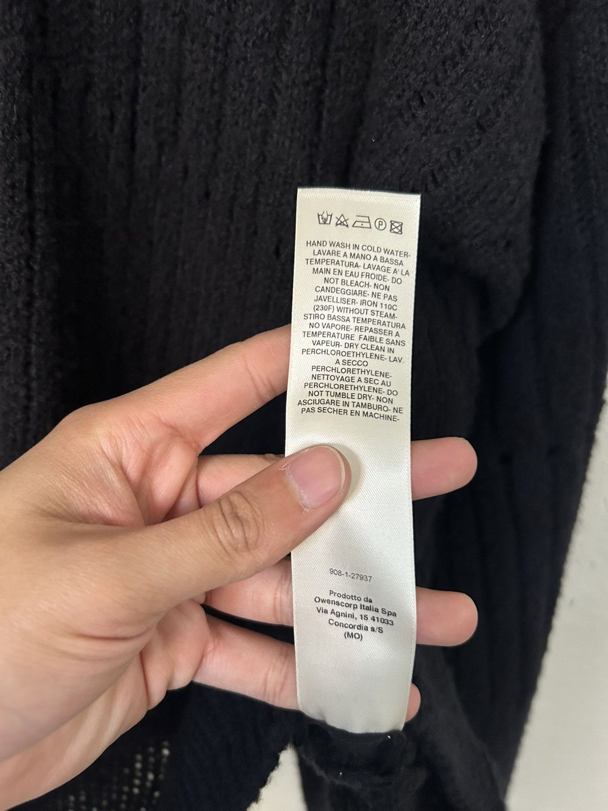 Rick Owens NEW RICK OWENS SS25 PULL SWEATER Size US L / EU 52-54 / 3 - 5 Thumbnail