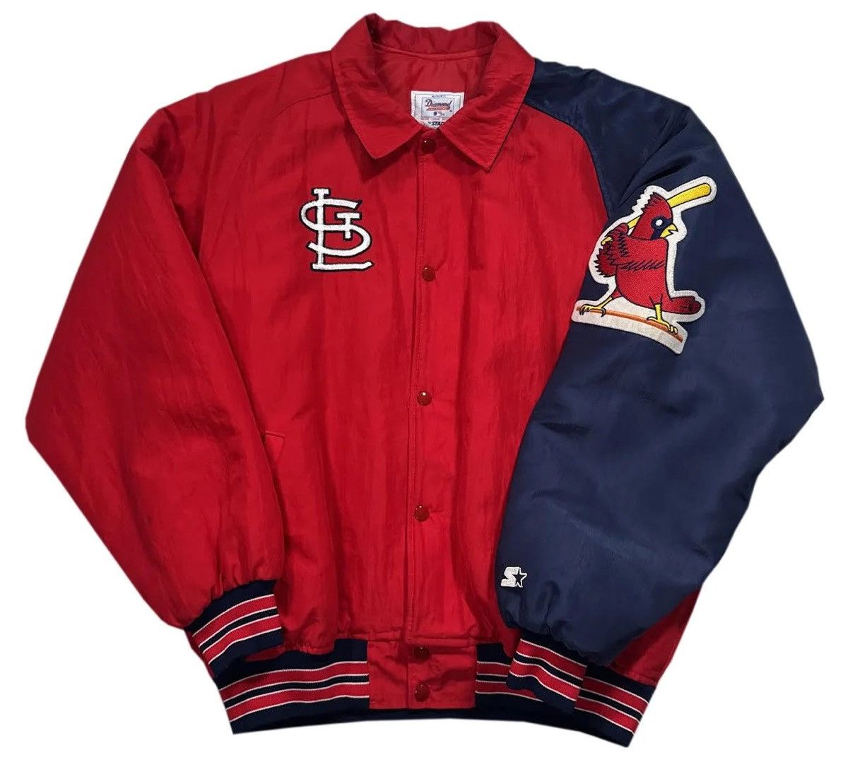 Starter Vintage Starter St Louis Cardinals Two Toned Jacket Size XL Size US XL / EU 56 / 4 - 1 Thumbnail