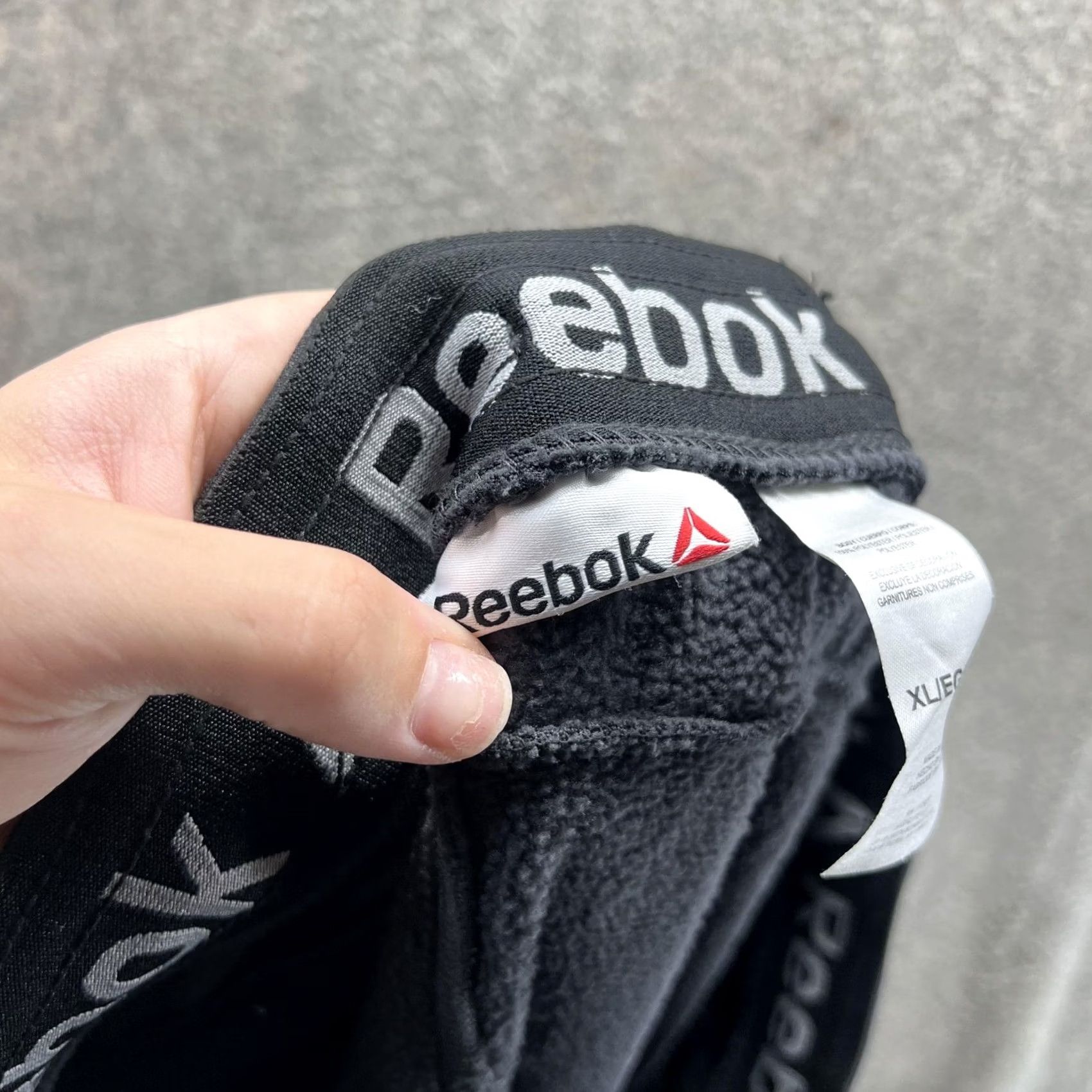 Reebok Reebok Pants Mens XL Black Joggers Fleece Lined Athletic Sweatpants Size US 36 / EU 52 - 5 Thumbnail