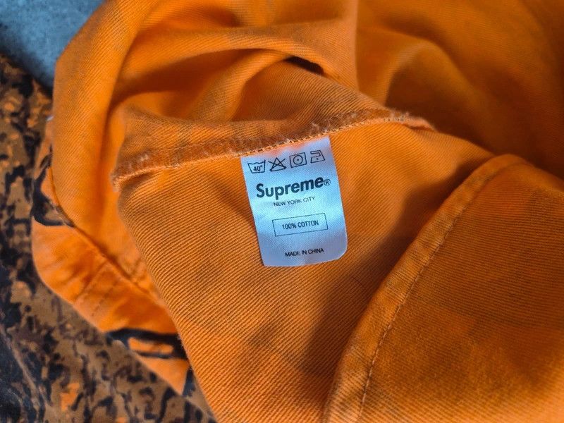 Supreme Supreme Men's Orange Camo Hoodie Windbreakers Jacket Size M Size US M / EU 48-50 / 2 - 7 Thumbnail