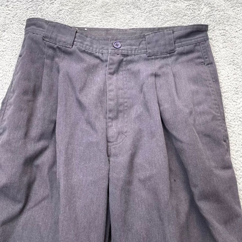 Bugle Boy VINTAGE Bugle Boy Pants Women 18 Black Pleated Straight Leg High Rise Retro 90s Workwear Size 40" / US 18 - 2 Thumbnail