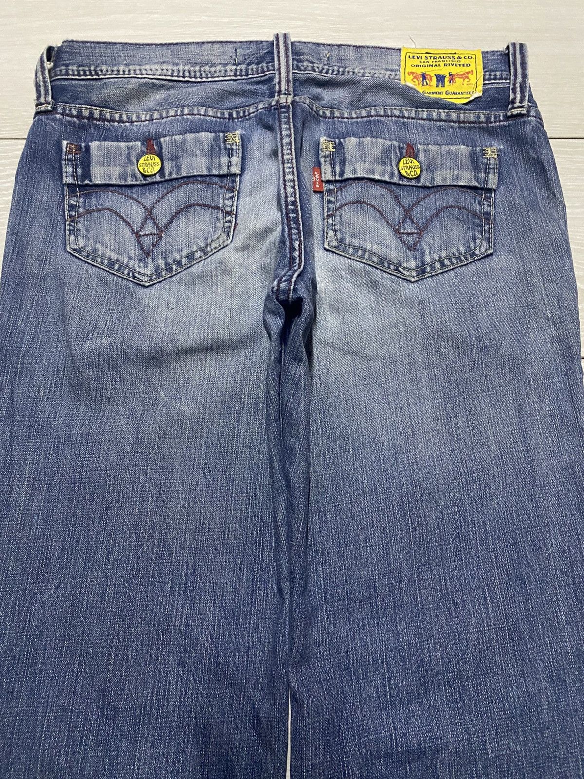 Levi's Vintage Levis Strauss San Francisco Distressed Jeans Size US 32 / EU 48 - 4 Thumbnail