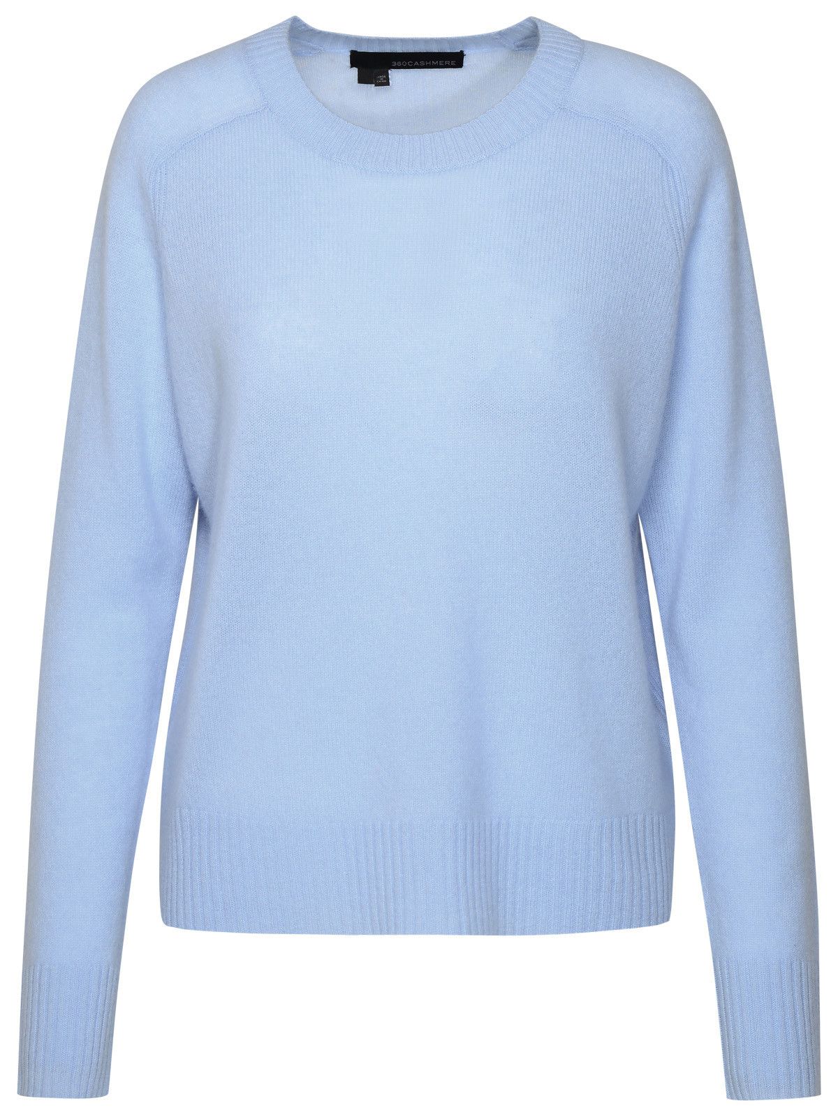 image of 360 Cashmere 'taylor' Light Blue Cashmere Sweater, Women's (Size Small)