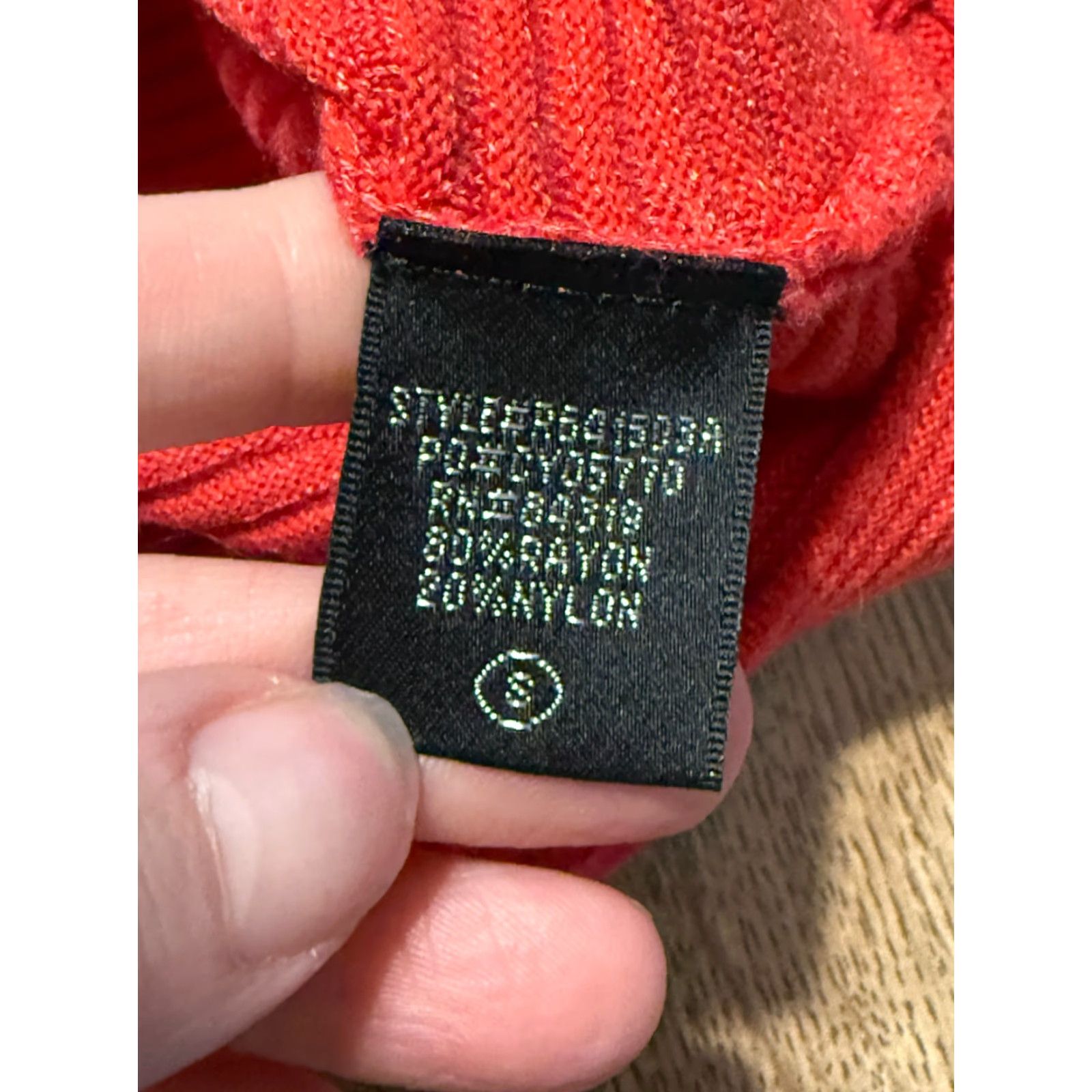 Vintage Cyrus Shirts Women's Size Small Red Long Sleeve Crew Neck Stretch Casual Shirt Size S / US 4 / IT 40 - 6 Thumbnail